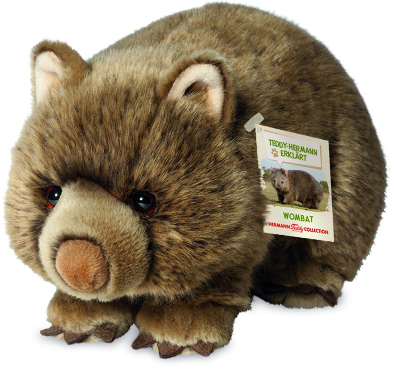 Teddy Hermann® Kuscheltier »Wombat, 26 cm«, zum Teil aus recyceltem Material