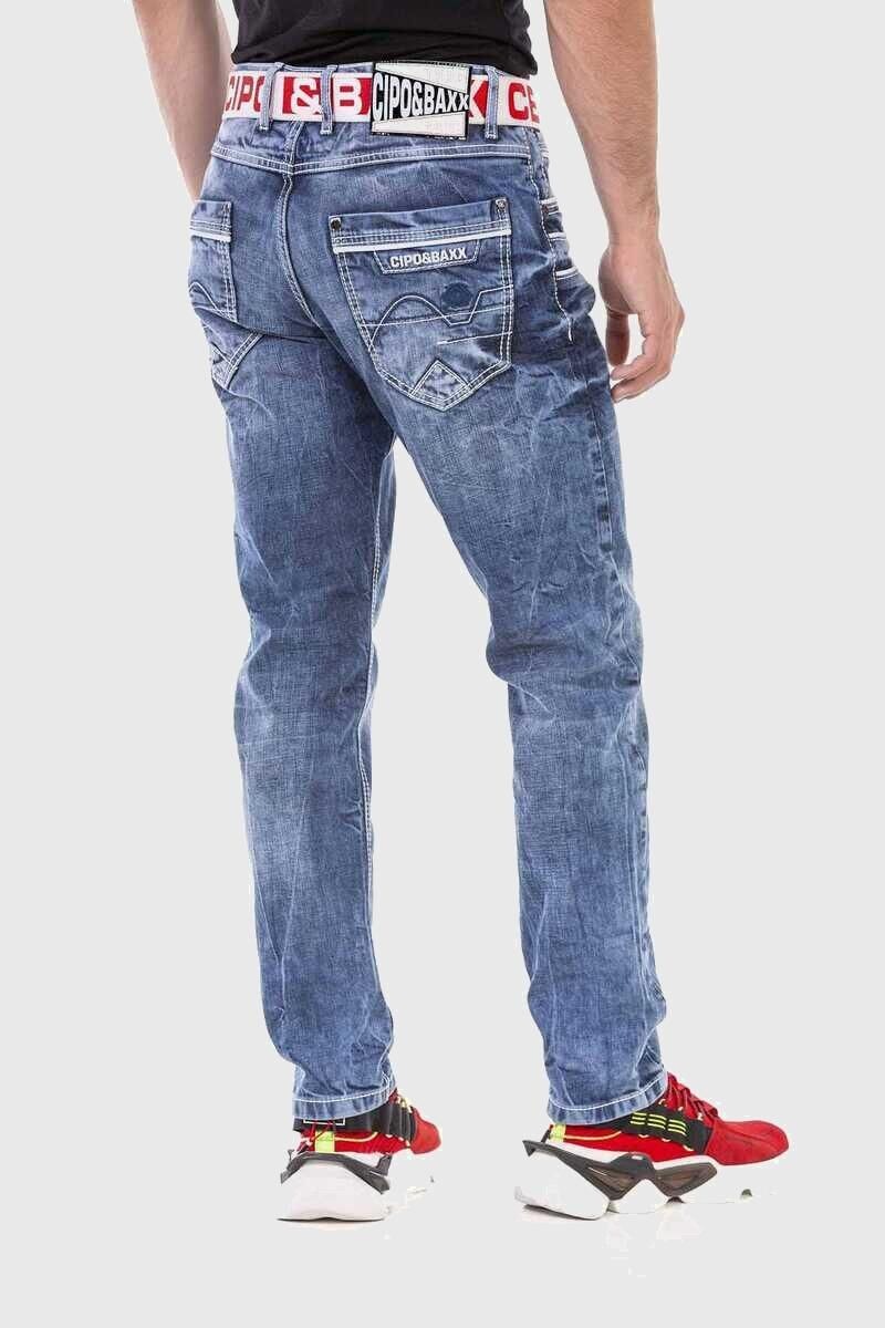 Thumbnail - Cipo & Baxx Slim-fit-Jeans "Jeans", im washed Look