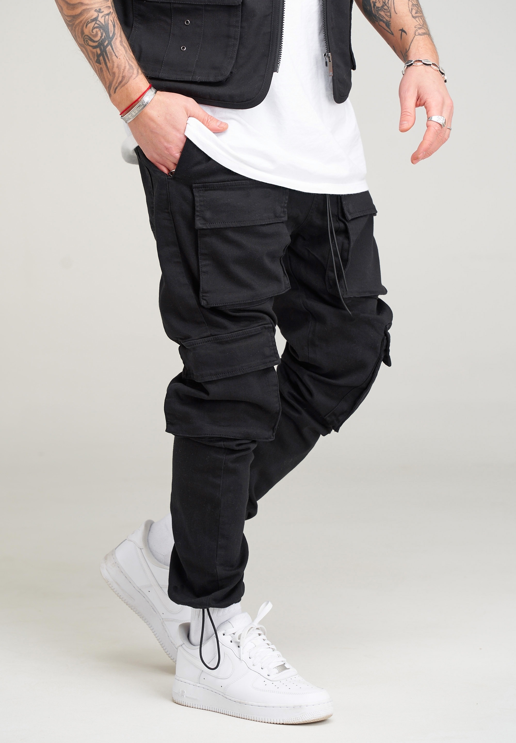2Y Premium Cargohose »ELIJAH«, mit elastischem Bund