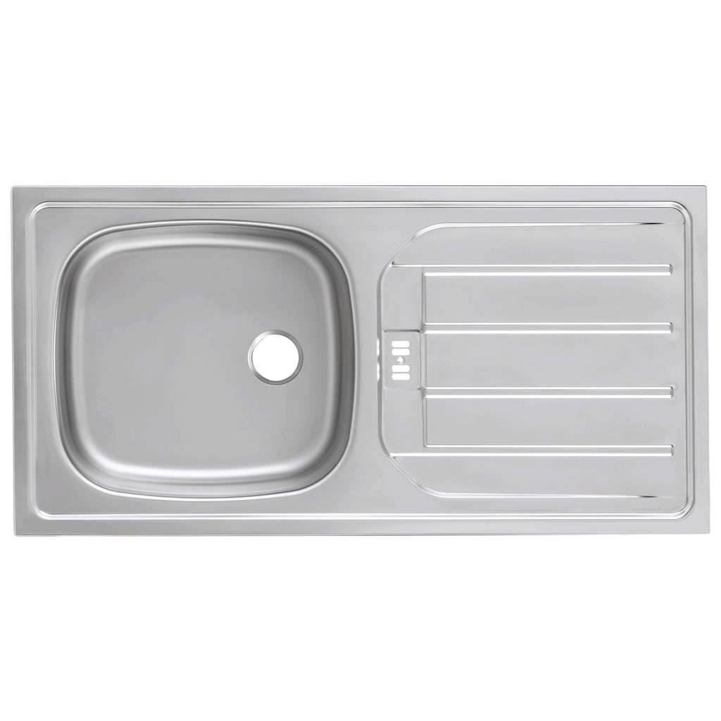 HELD MÖBEL Küchenzeile »Visby«, mit E-Geräten, Breite 300 cm inkl. Kühlschrank und Geschirrspüler