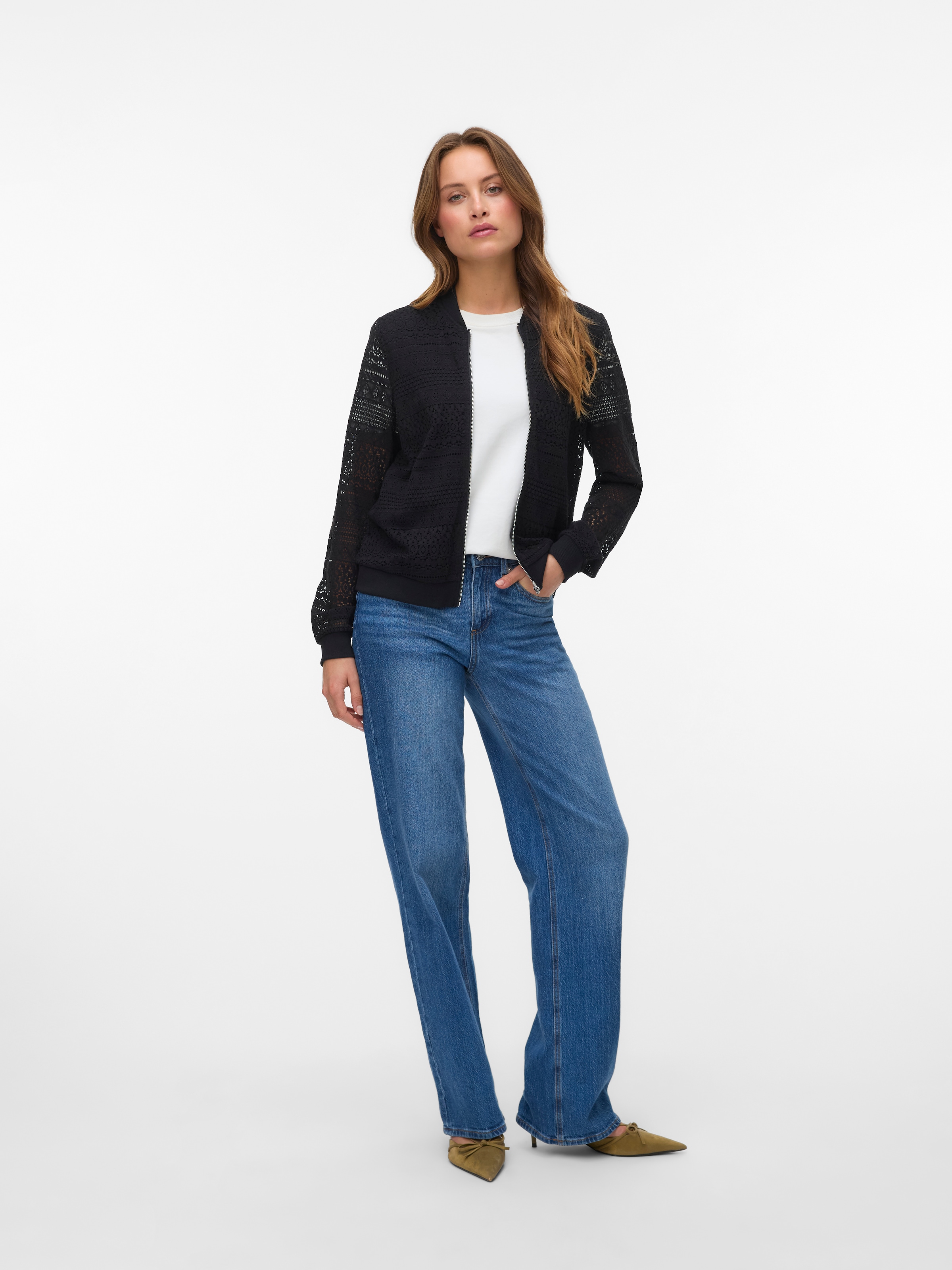 Vero Moda Bomberjacke »VMHONEY LACE BOMBER JACKET WVN GA«