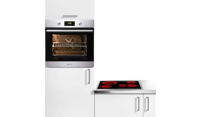 Backofen-Set »BAKO VULCANO«, BAR2 KP8V2 IN, mit Backauszug, Pyrolyse-Selbstreinigung