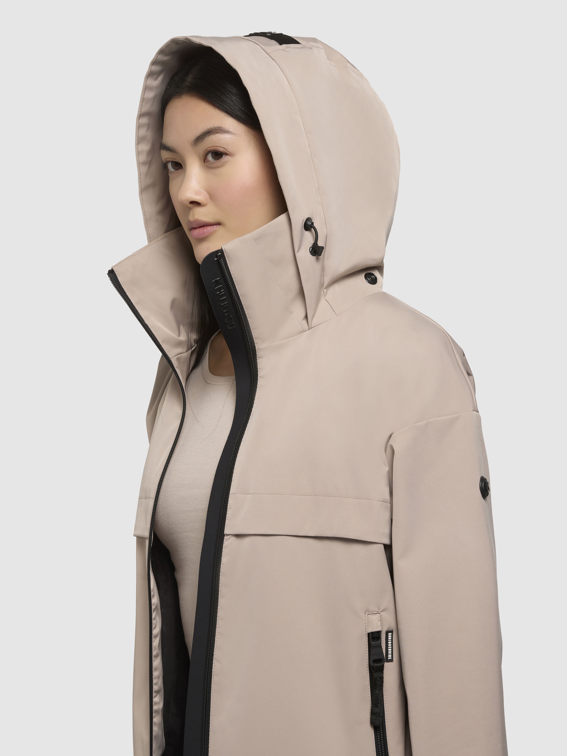 khujo Anorak »RAIBE«, mit Kapuze
