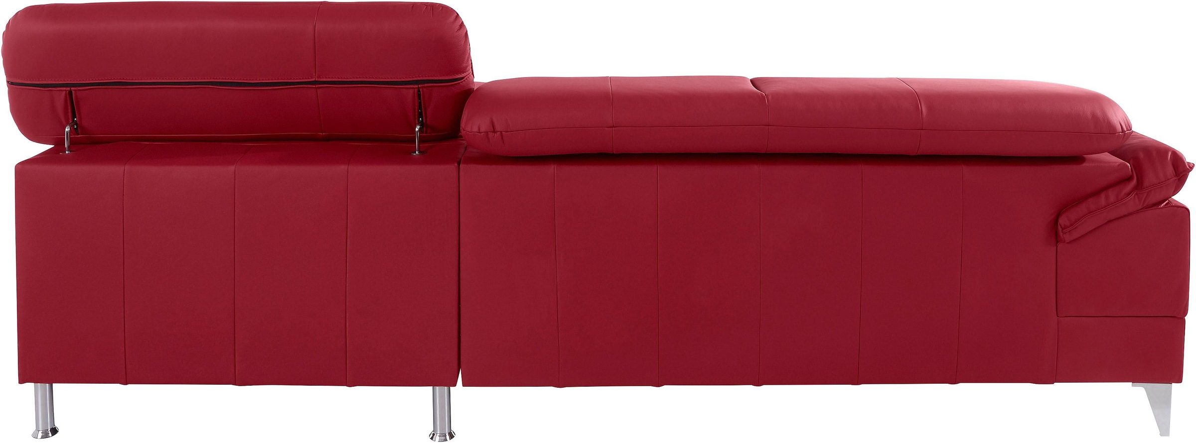 COTTA Ecksofa »Caluso L-Form«, mit Kopfteilverstellung, wahlweise mit Bettfunktion & Bettkasten