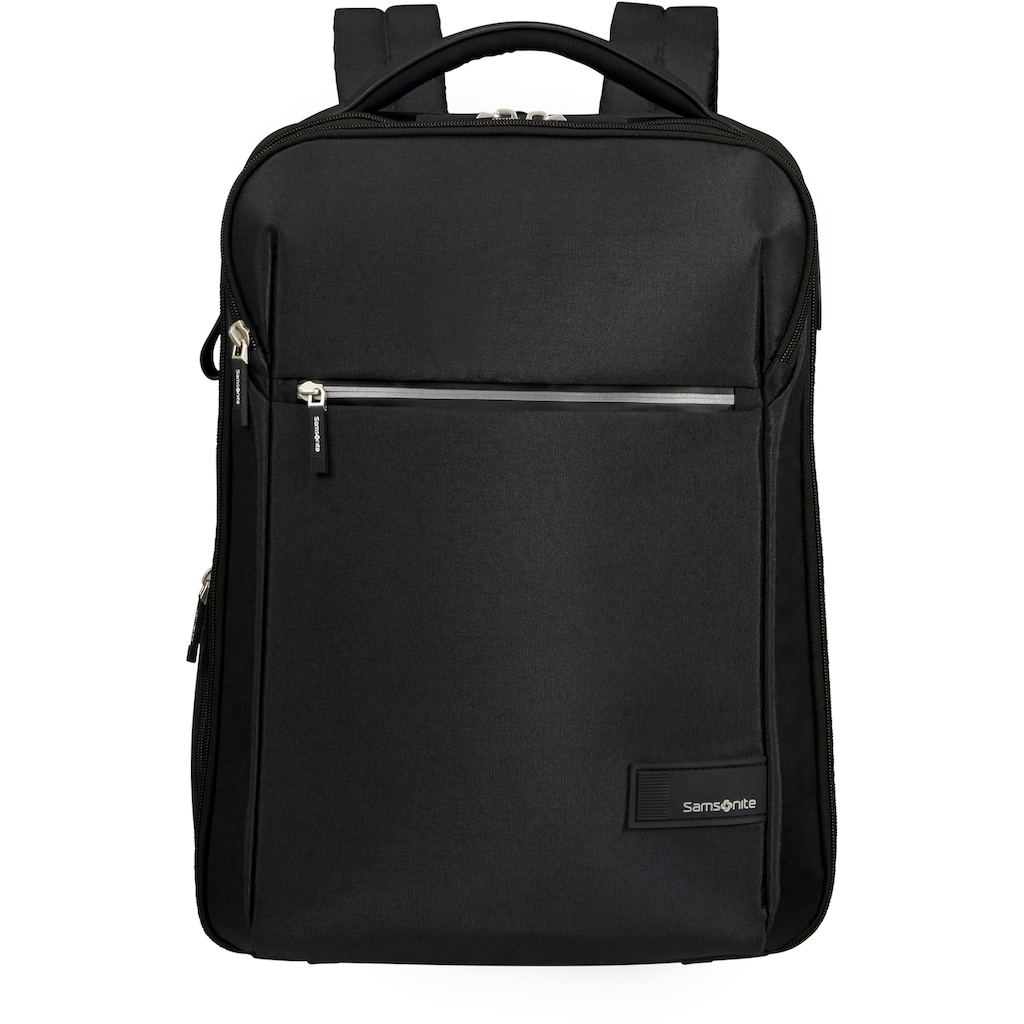 Samsonite Laptoprucksack »Litepoint«, reflektierende Details, Freizeitrucksack Schulrucksack USB-Schleuse 17,3 Zoll Laptopfach