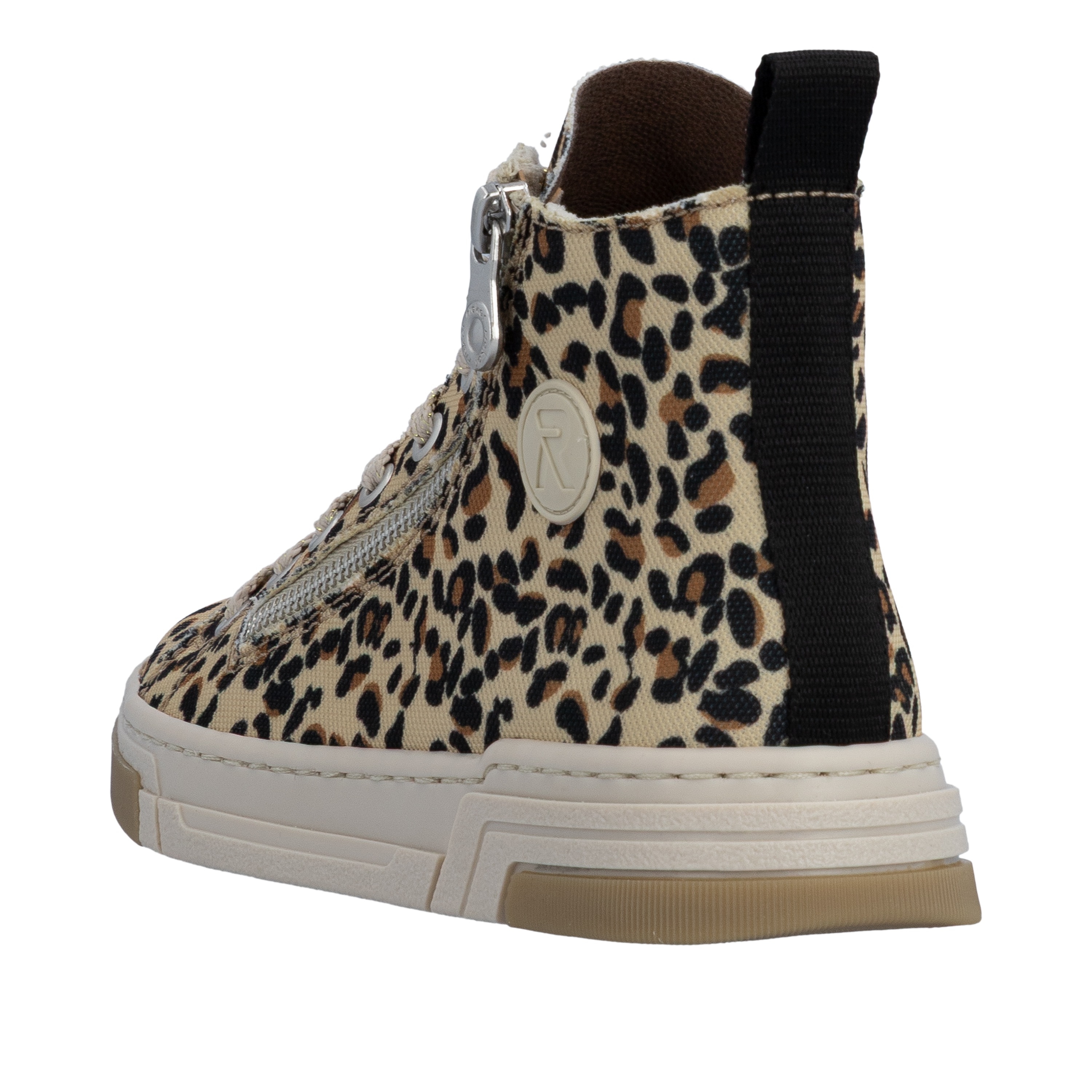 Thumbnail - Rieker Schnürboots High Top Sneaker, trendy Stiefelette mit seitlichem Reißverschluss