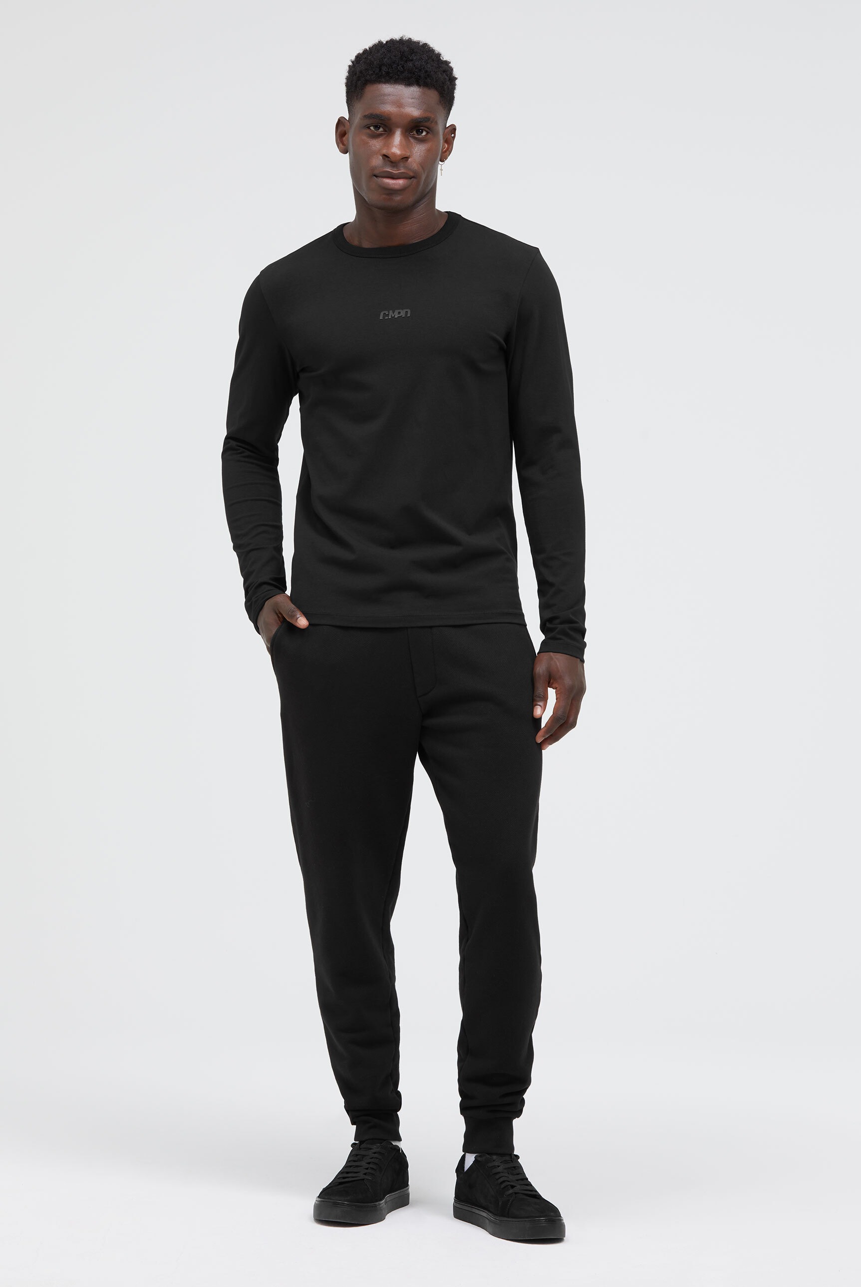 CMPD Rundhalsshirt mit Baumwolle