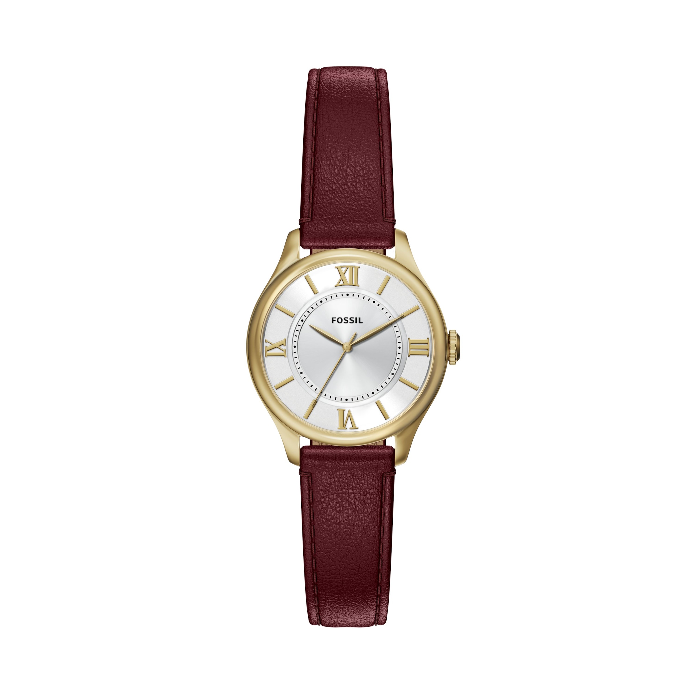 Fossil Quarzuhr »Gilmore« Armbanduhr, Lederarmband, analog