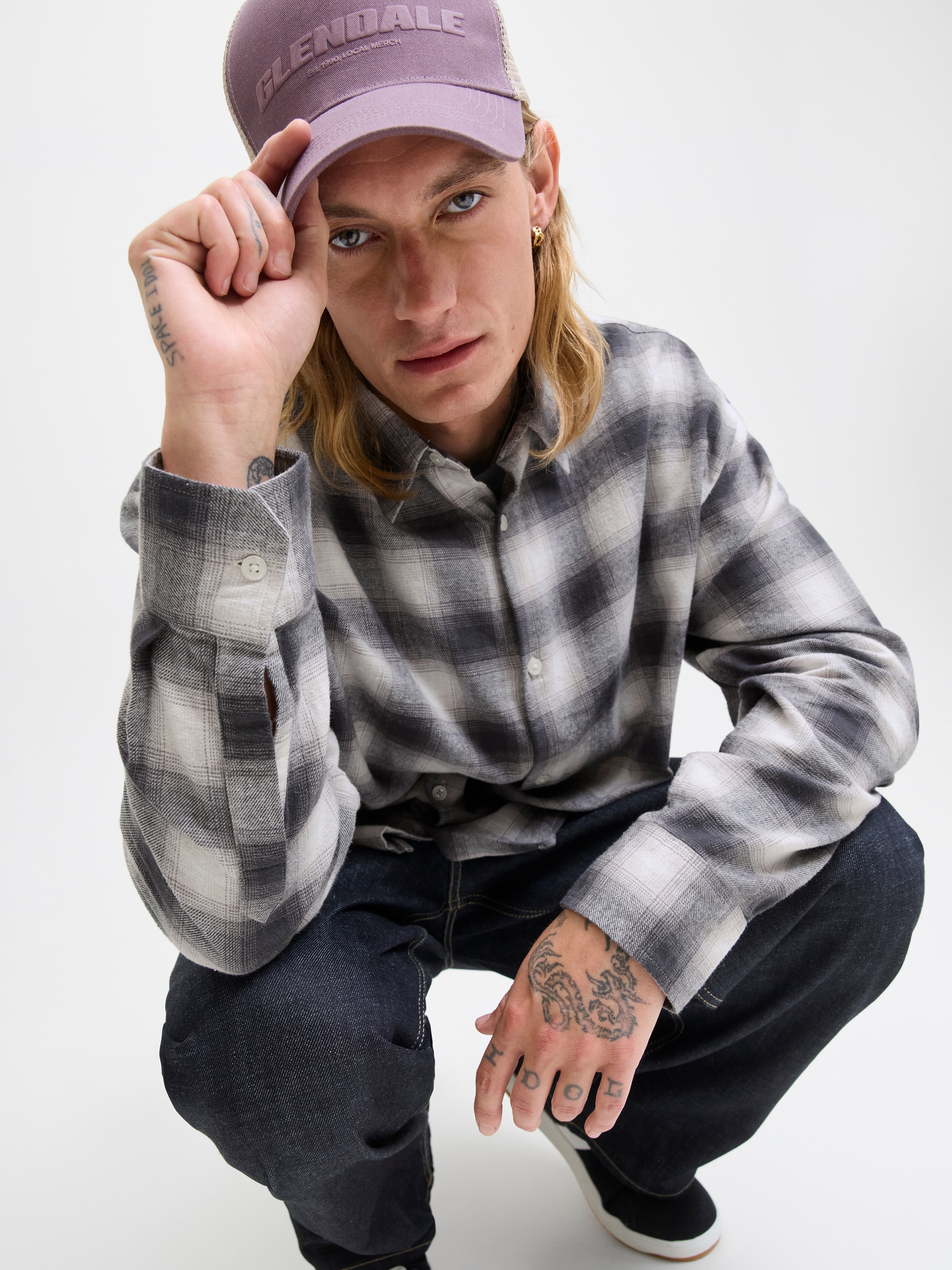 Jack & Jones Langarmhemd "JCOCOVER CHECKED FLANNEL SHIRT LS" günstig online kaufen