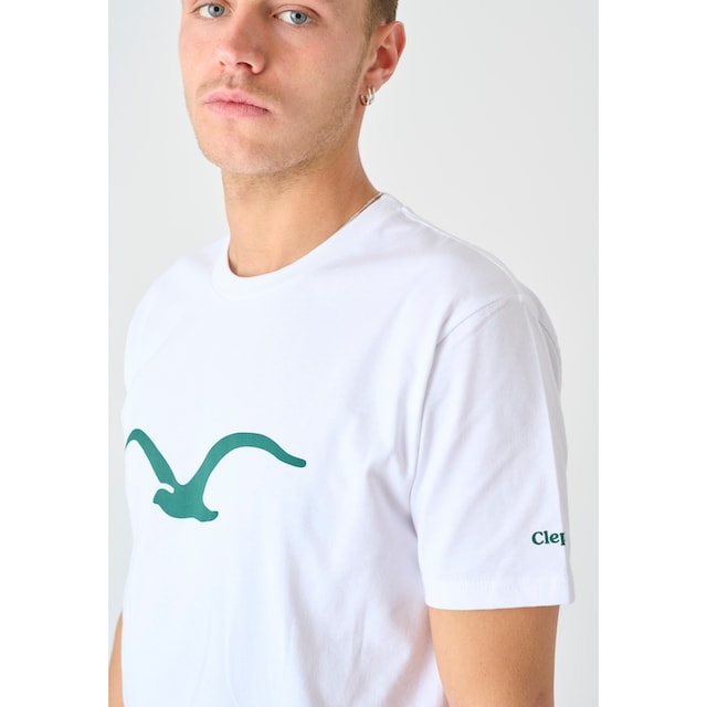 Cleptomanicx T-Shirt »Mowe«, mit klassischem Print ▷ für | BAUR