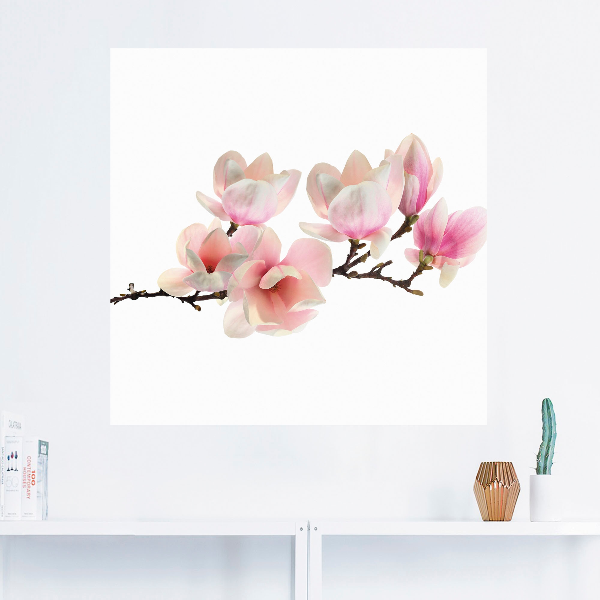 Artland Wandbild "Magnolie", Blumen, (1 St.), als Leinwandbild, Poster, Wan günstig online kaufen