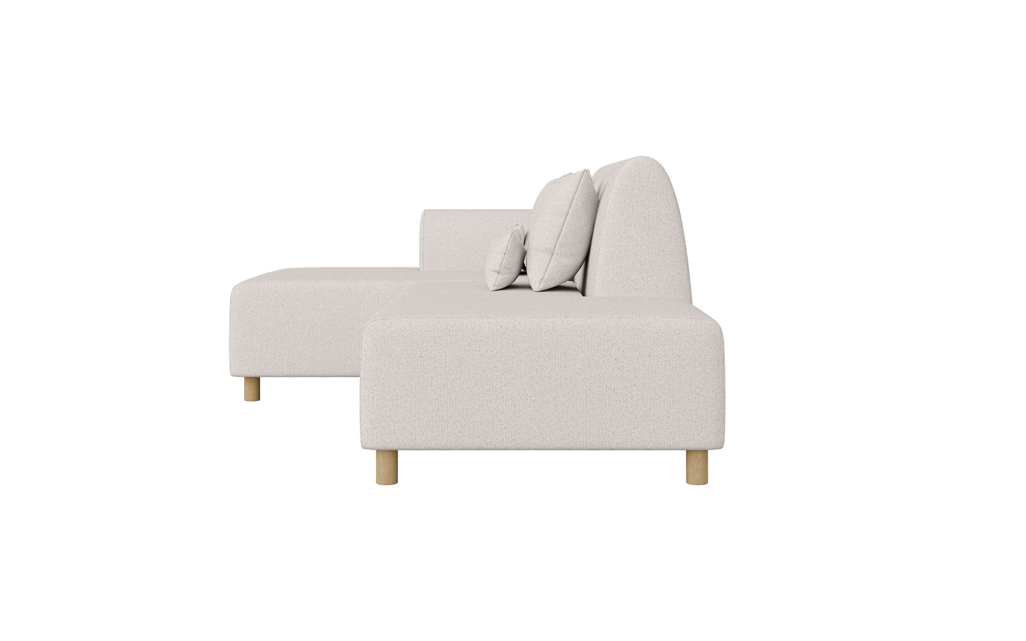 INOSIGN Ecksofa »Suyala«, L-Form mit Hocker
