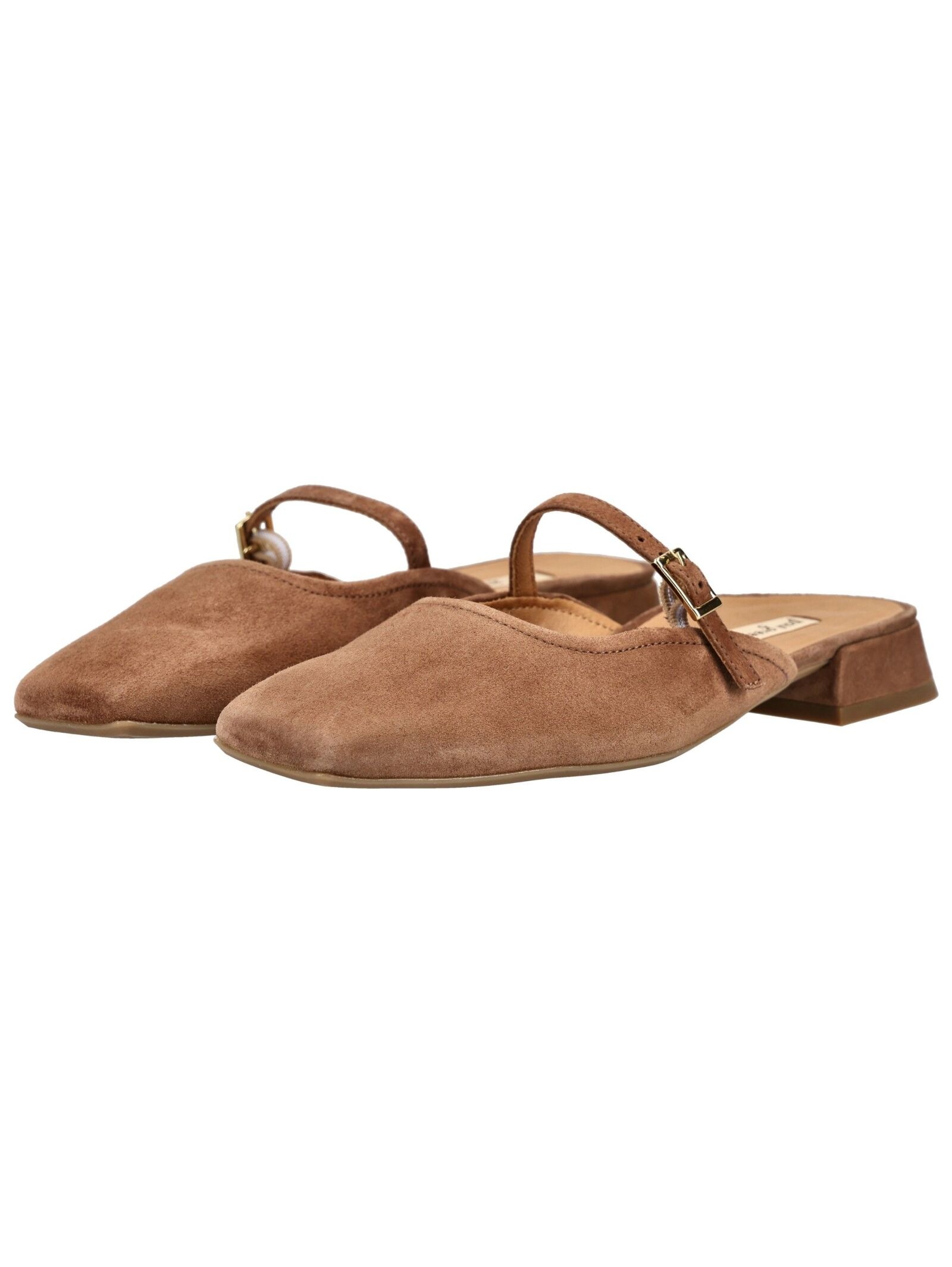 Paul Green Mules Suede Leather Nut 39 3