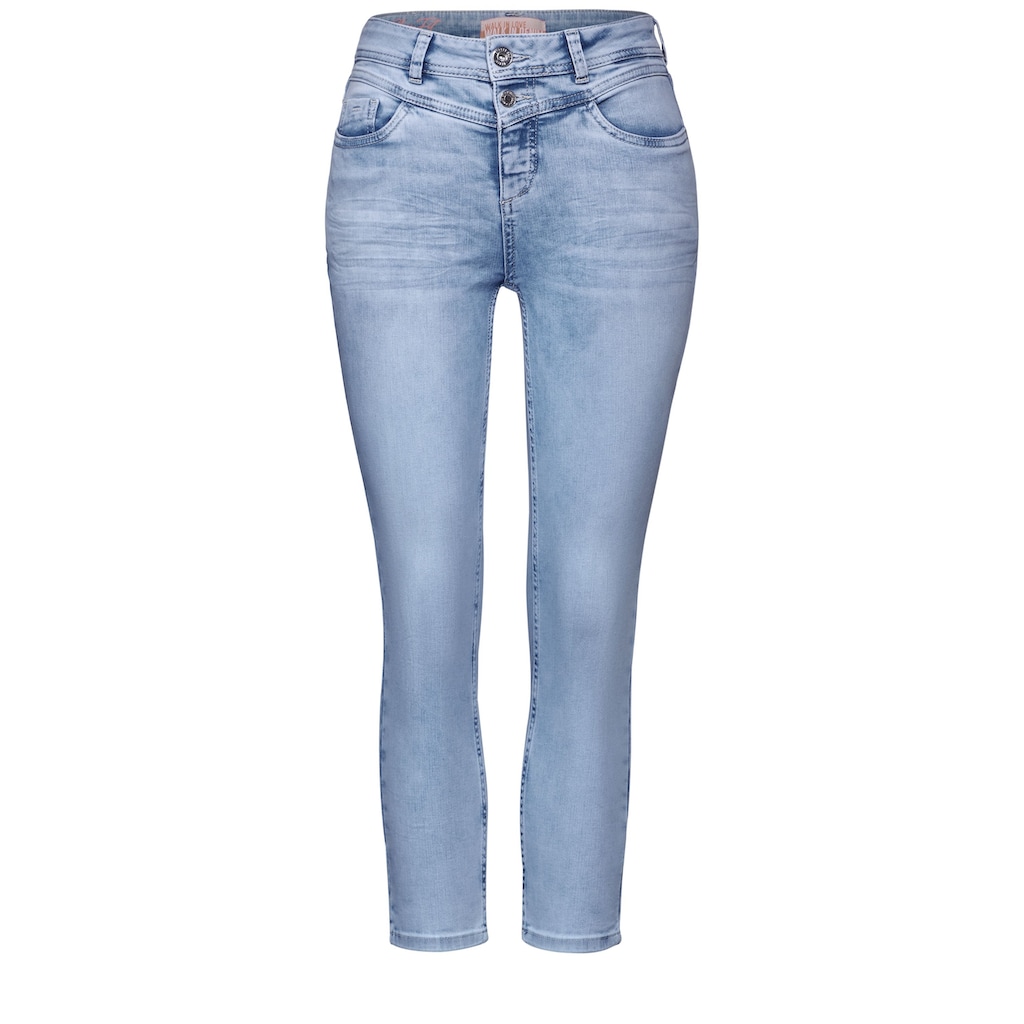 STREET ONE 7/8-Jeans, aus Baumwolle mit Stretchanteil