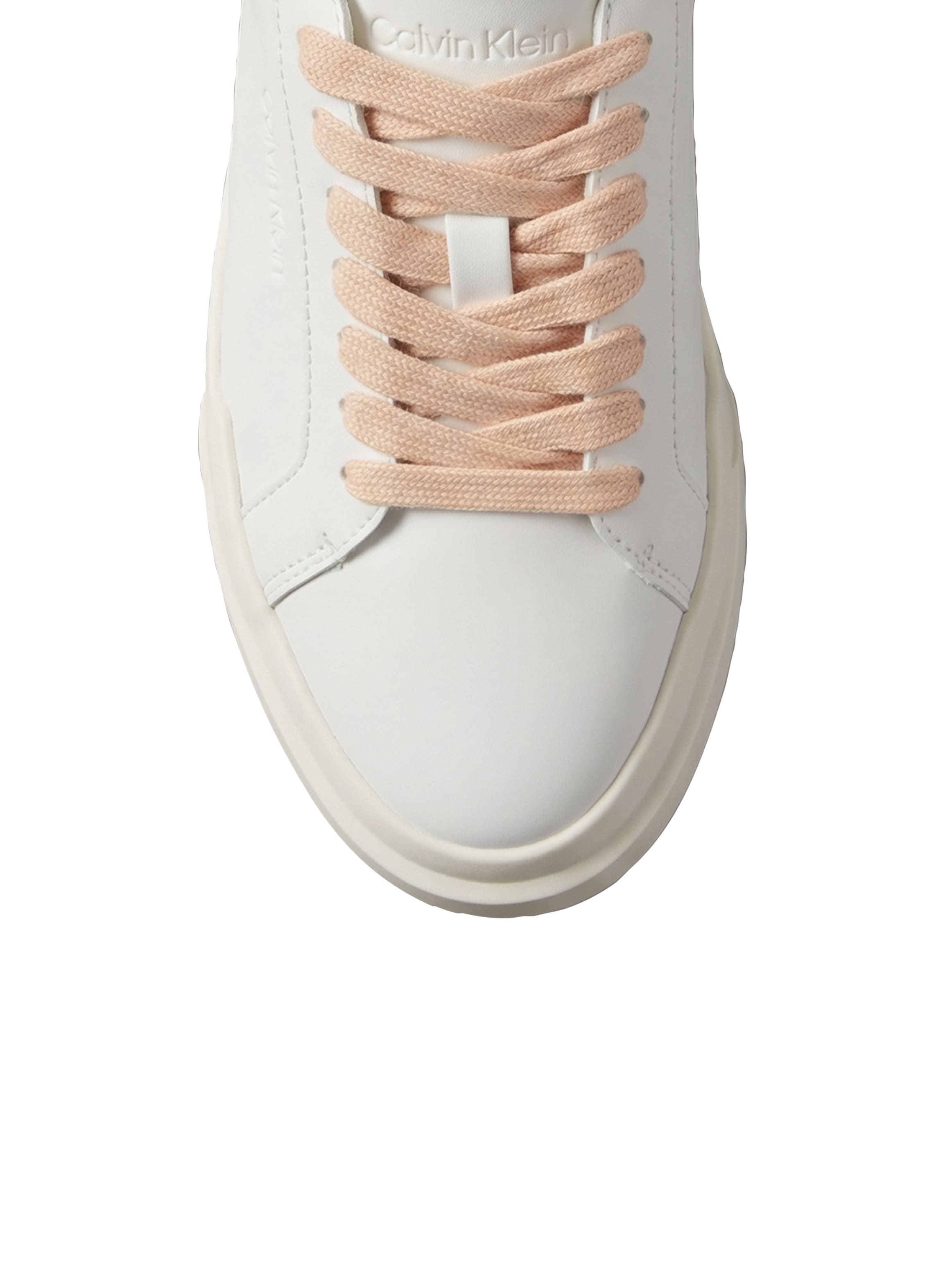 Calvin Klein Plateausneaker »CHUNKY CUPSOLE LACEUP RUB BT LTH«  Schnürschuh, Halbschuh, Freizeitsneaker mit Kontrastbesatz