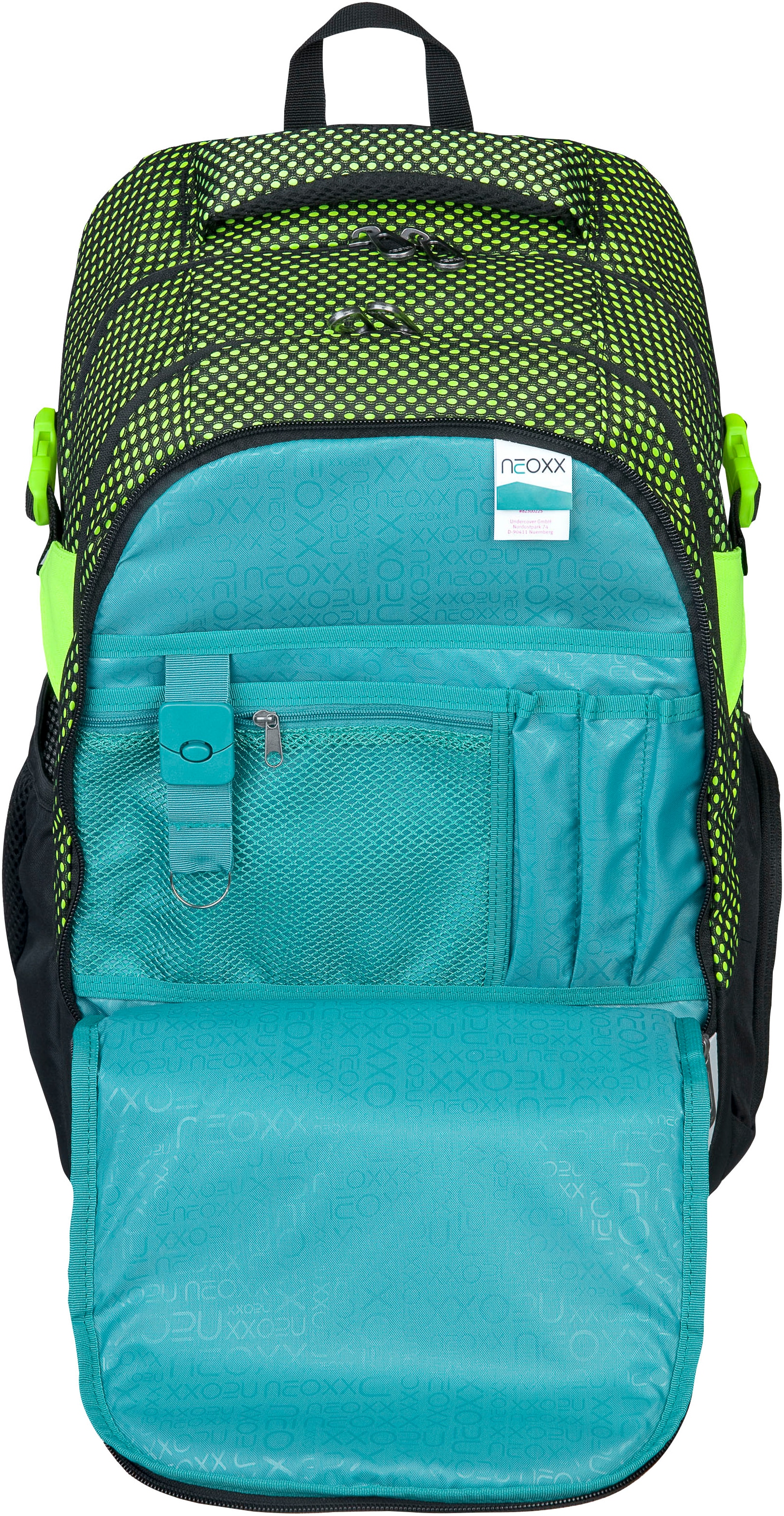 neoxx Schulrucksack »Active Pro, All about Neon«