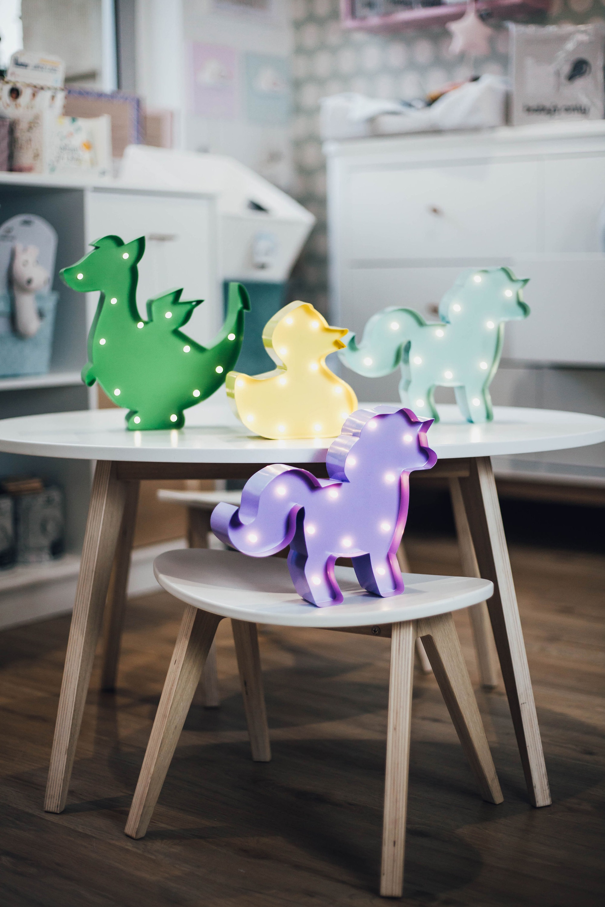 MARQUEE LIGHTS LED Dekolicht »Horse«, 12 flammig, Leuchtmittel LED-Modul | LED fest integriert, Wandlampe, Tischlampe Ponny, Einhorn, Pferd 12 Leuchtmittel - 23x19 cm