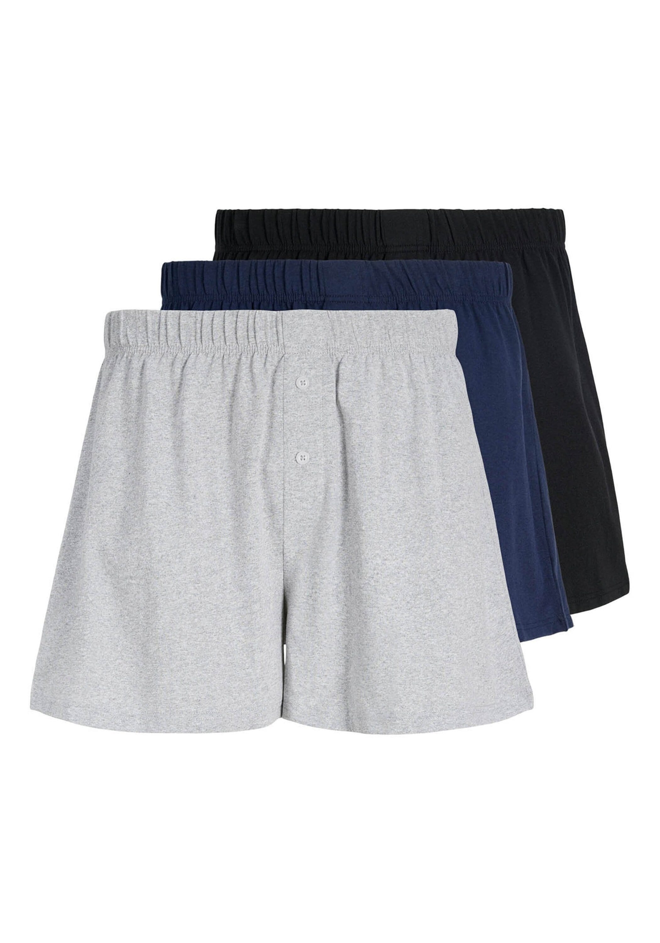 Jack & Jones Boxershorts "Boxershort JACJONES BASIC JERSEY BOXERS 3PACK 3er Pack"