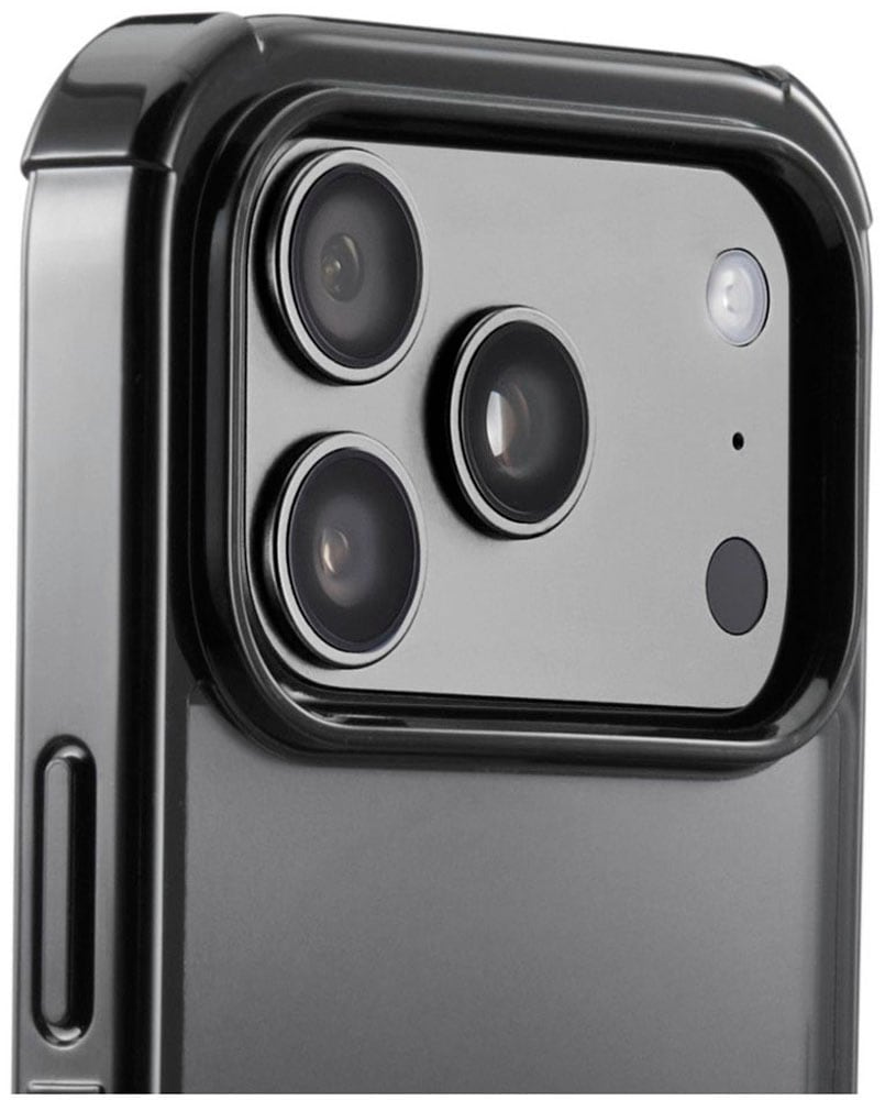 Hama Smartphone-Hülle »Handyhülle stoßfest für Apple iPhone 17 Pro 18 Pro Schwarz« D3O-Technologie, Kratzschutz, Fallschutz bis 3,5 m, stoßfeste Ecken