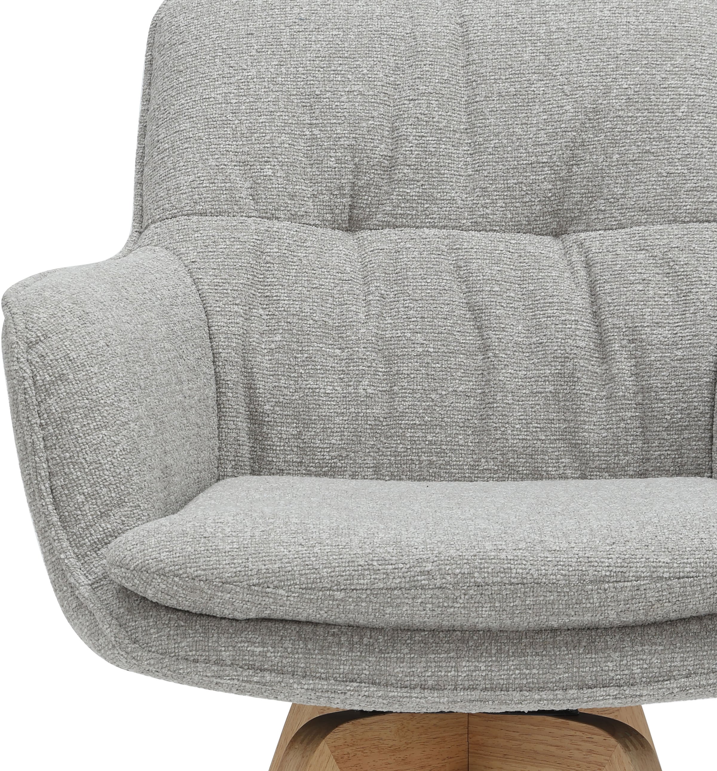 OTTO home Esszimmerstuhl »Sigune« () 1 Stk.pflegeleichter Webstoff Bezug, massives Echtholzgestell