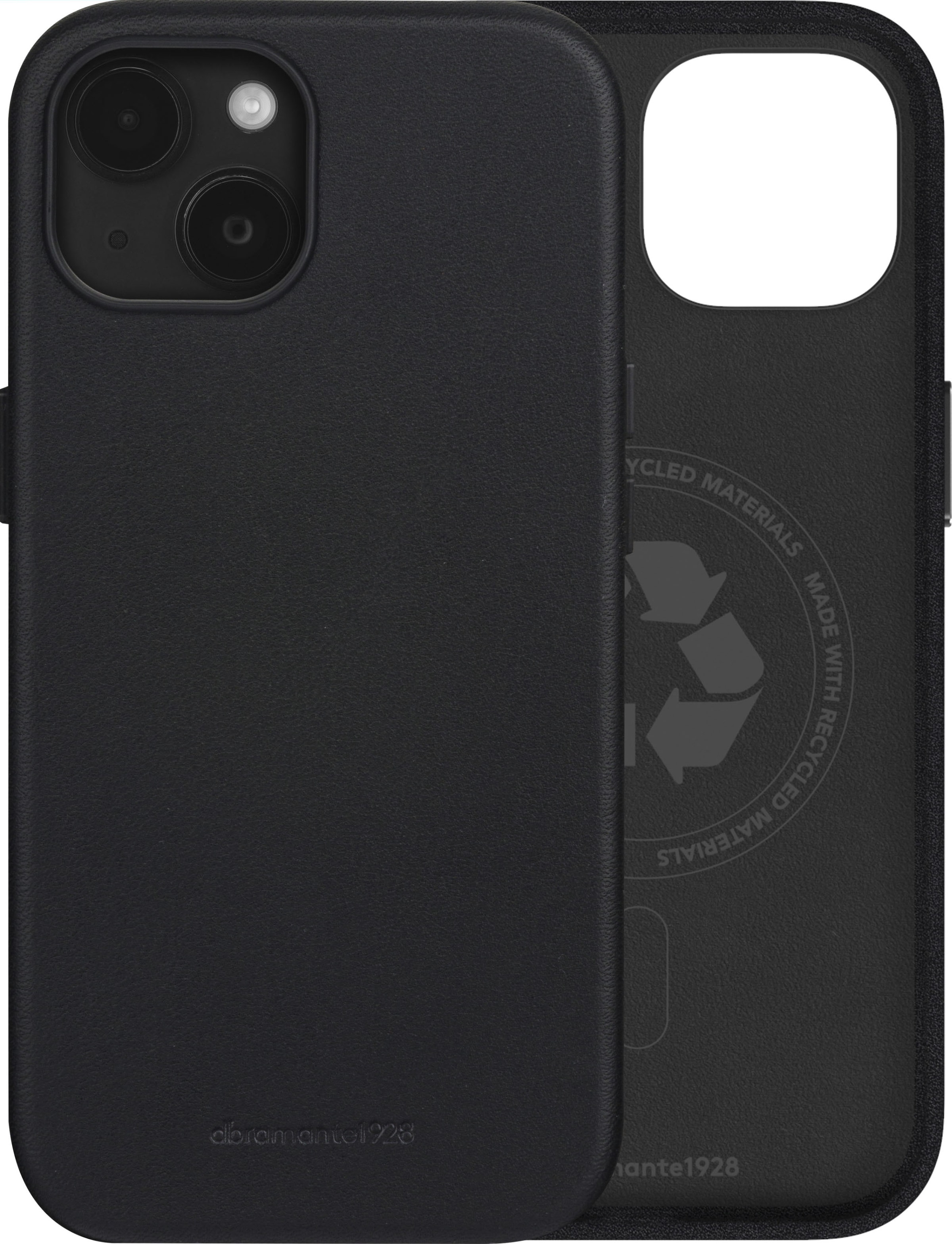 DBRAMANTE1928 Smartphone-Hülle "Roskilde MagSafe iPhone 15", Apple iPhone 15, schwarz, Hüllen