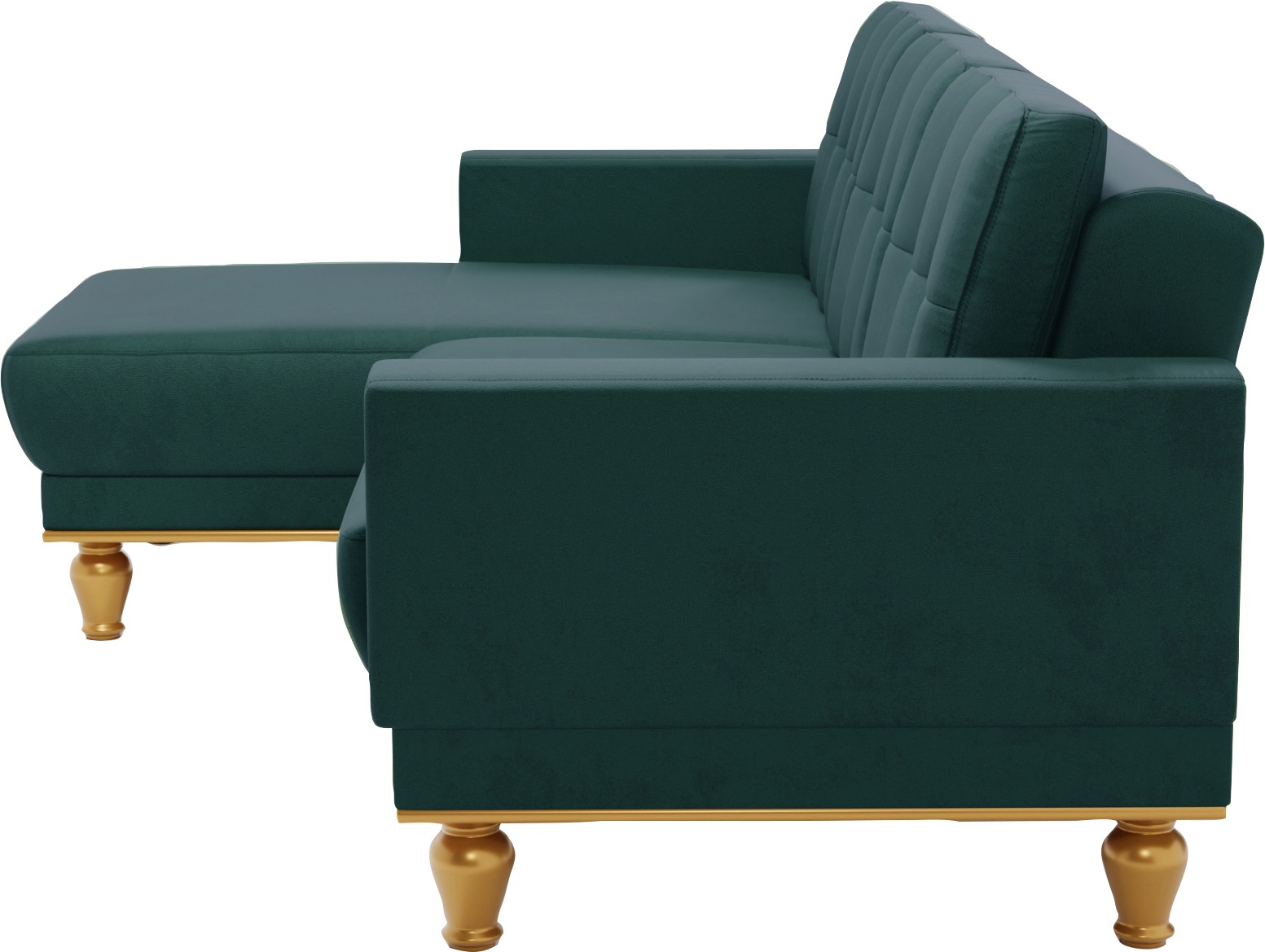 sit&more Ecksofa »Orient 5 L-Form«, mit Strass-Stein, wahlweise mit Bettfunktion und Bettkasten