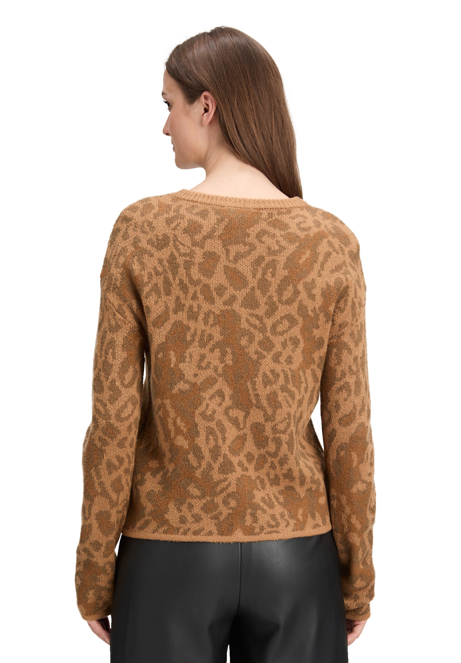 Cartoon Strickjacke »Damen Strick-Cardigan mit Rundhalsausschnitt« 1 Stk. tlg.