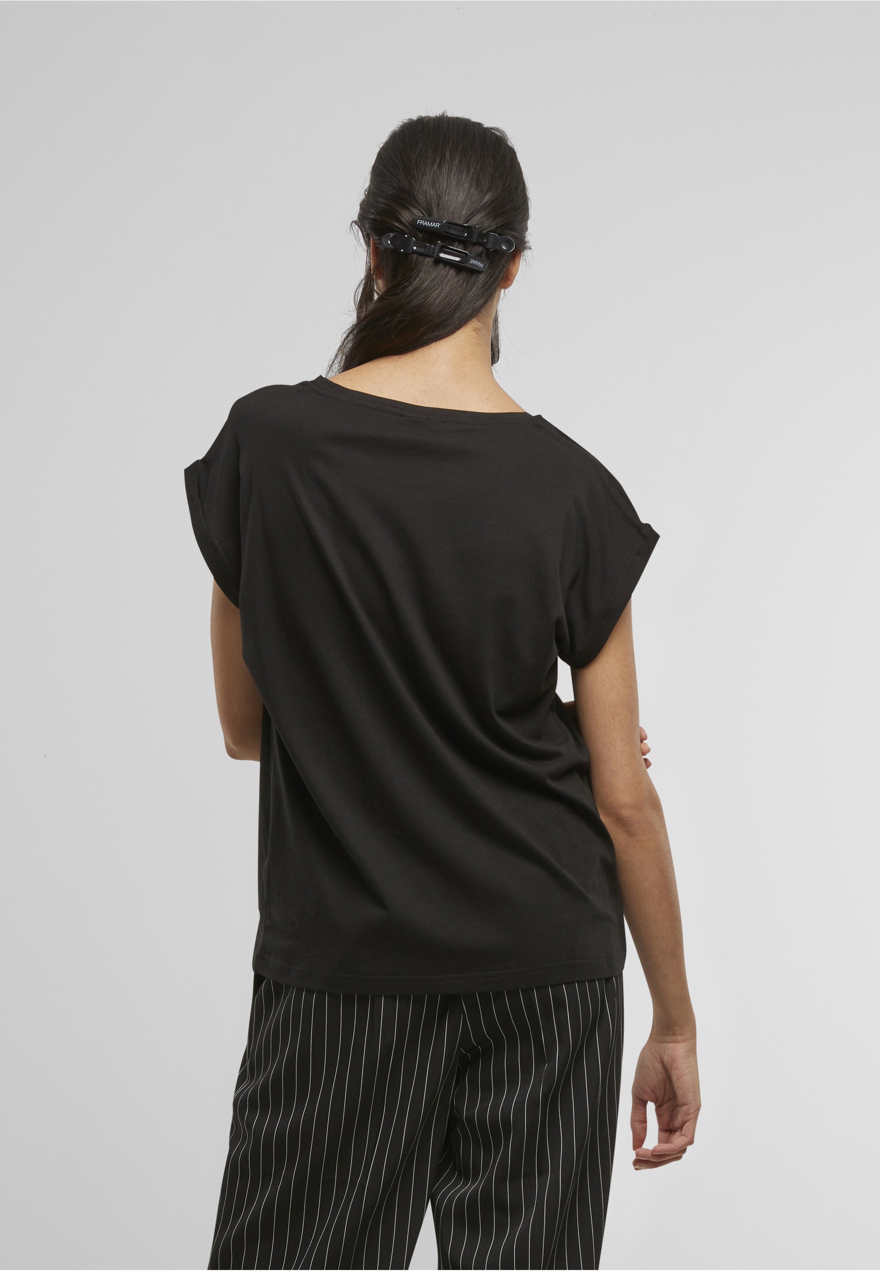 URBAN CLASSICS T-Shirt »Urban Classics Ladies Extended Shoulder Tee« 1 Stk.