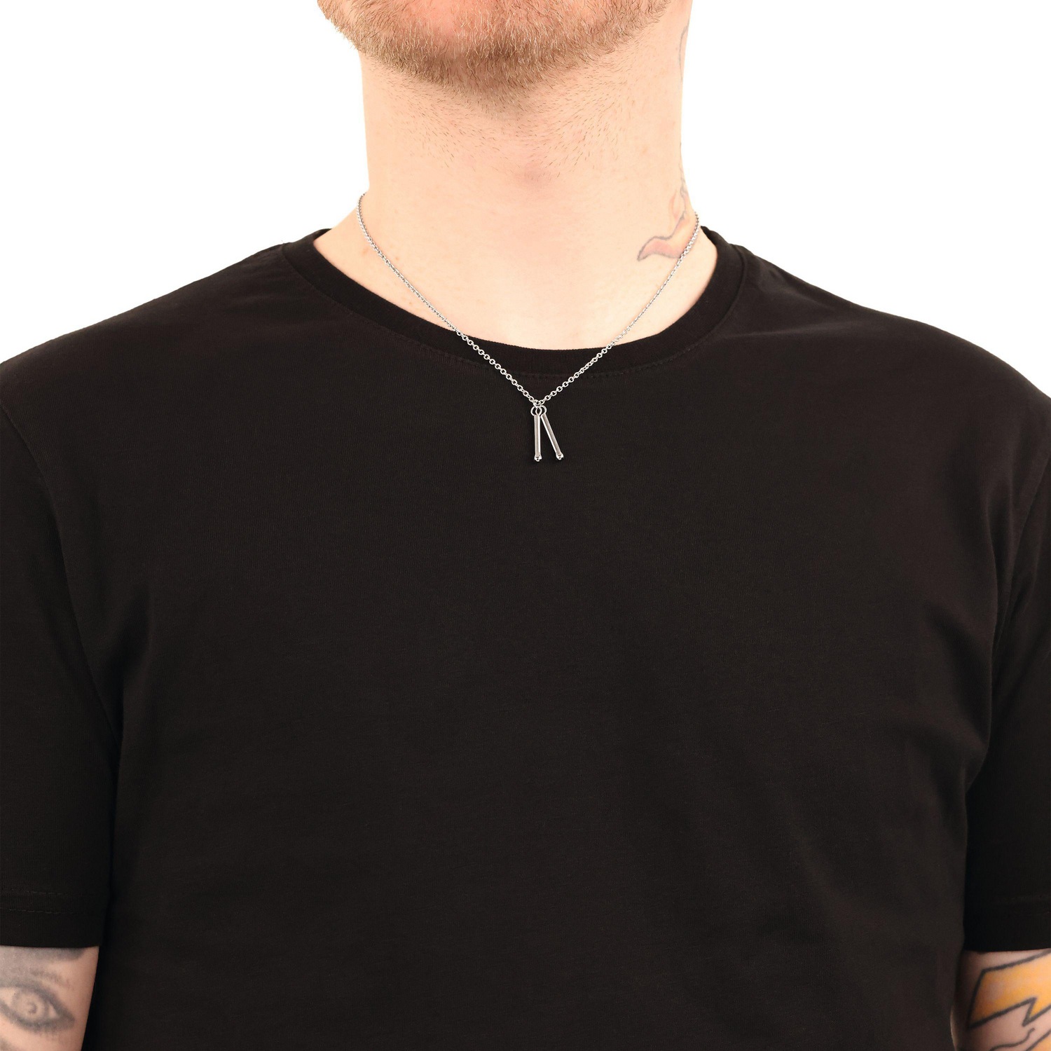 Amor Kette mit Anhänger »Scorpions by Amor, Schlagzeugstöcke/Drumssticks Design«