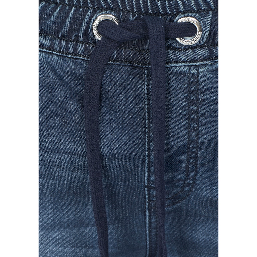 KangaROOS Jogg Pants, in Denim-Optik mit elastischem Bündchen
