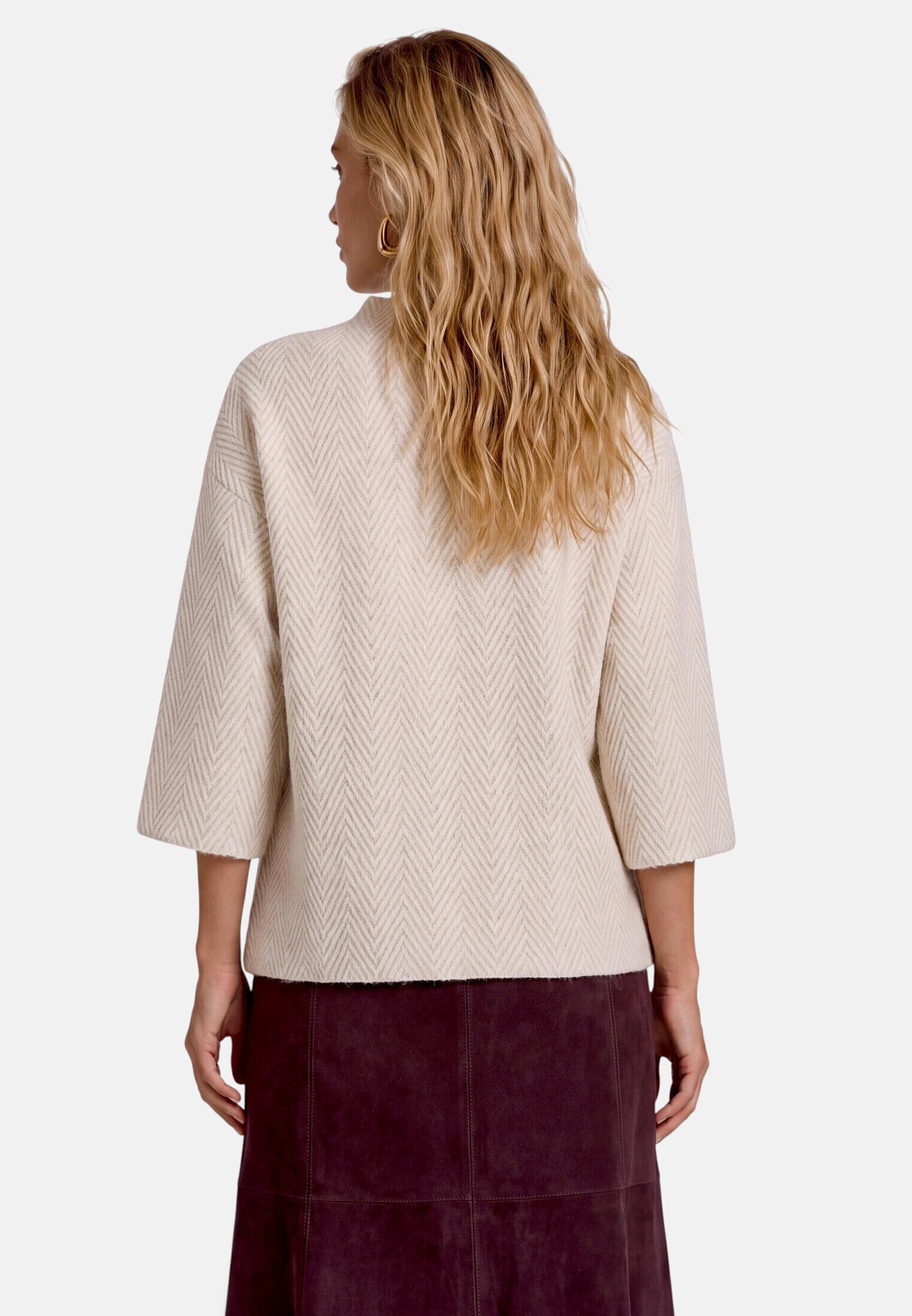 Zero Sweatshirt »Damen mit 3/4 Arm«, Material
