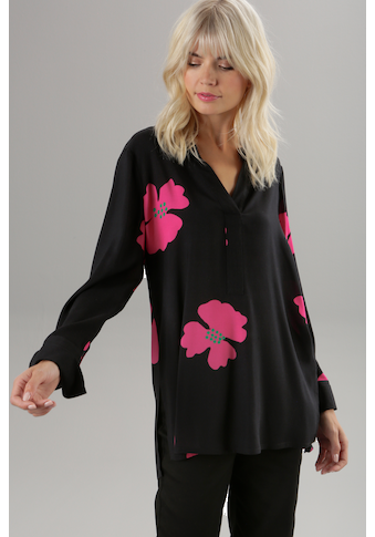 Aniston SELECTED Ilgi marškiniai su Blüten raštuotas - ...