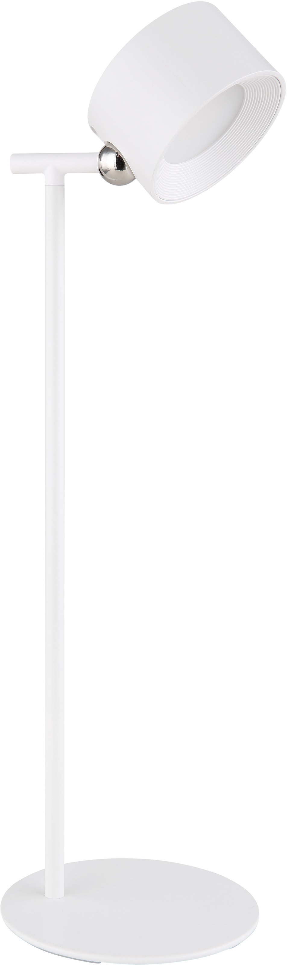 GLOBO LIGHTING LED Tischleuchte »JORJE«, Leuchtmittel LED-Modul | LED fest integriert, Tischlampe/Arbeitszimmer/Bürotischleuchte/weiß/Akku