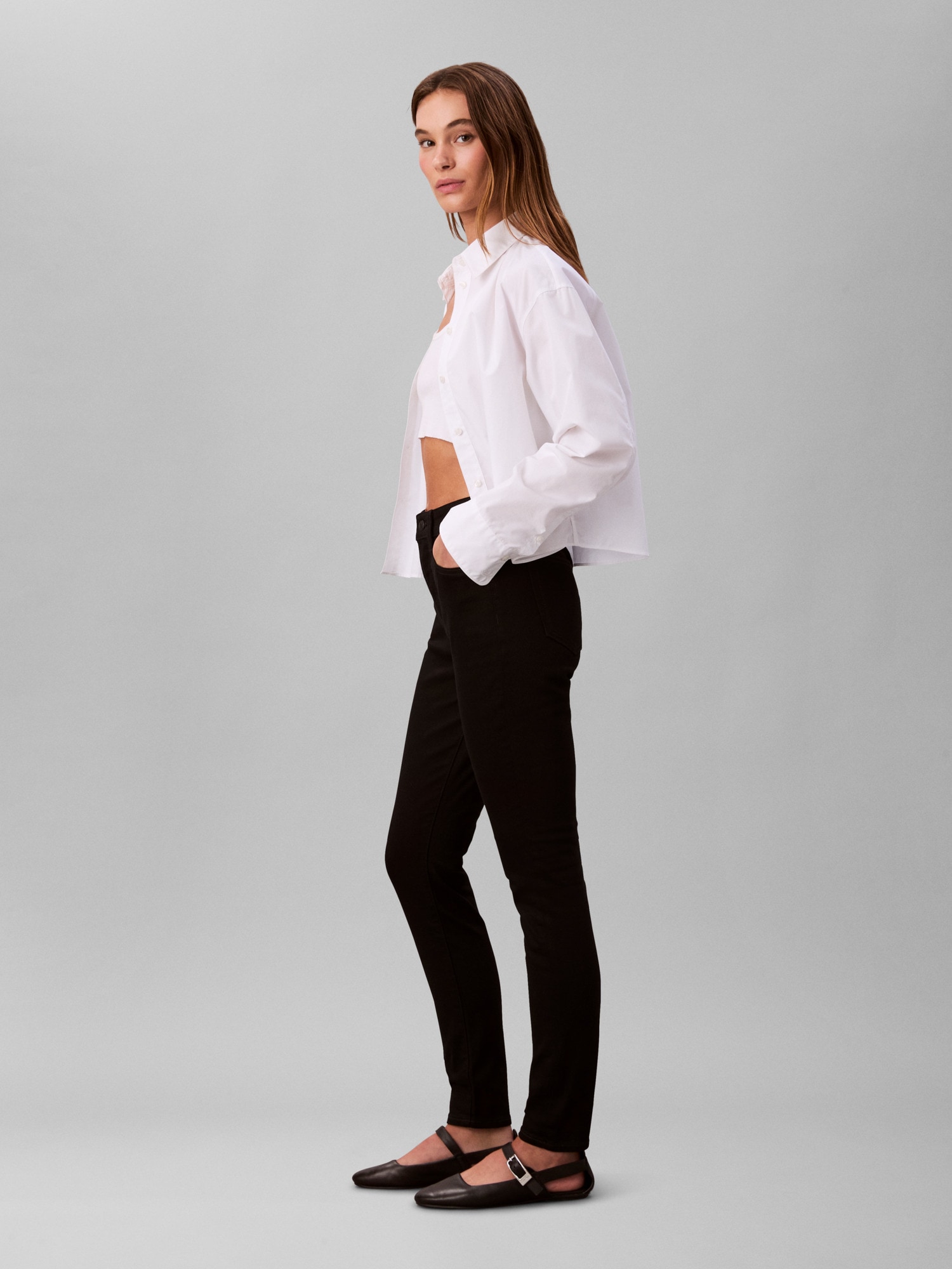 Calvin Klein Jeans Skinny-fit-Jeans »HIGH RISE«, klassische schmalgeschnittene Jeans