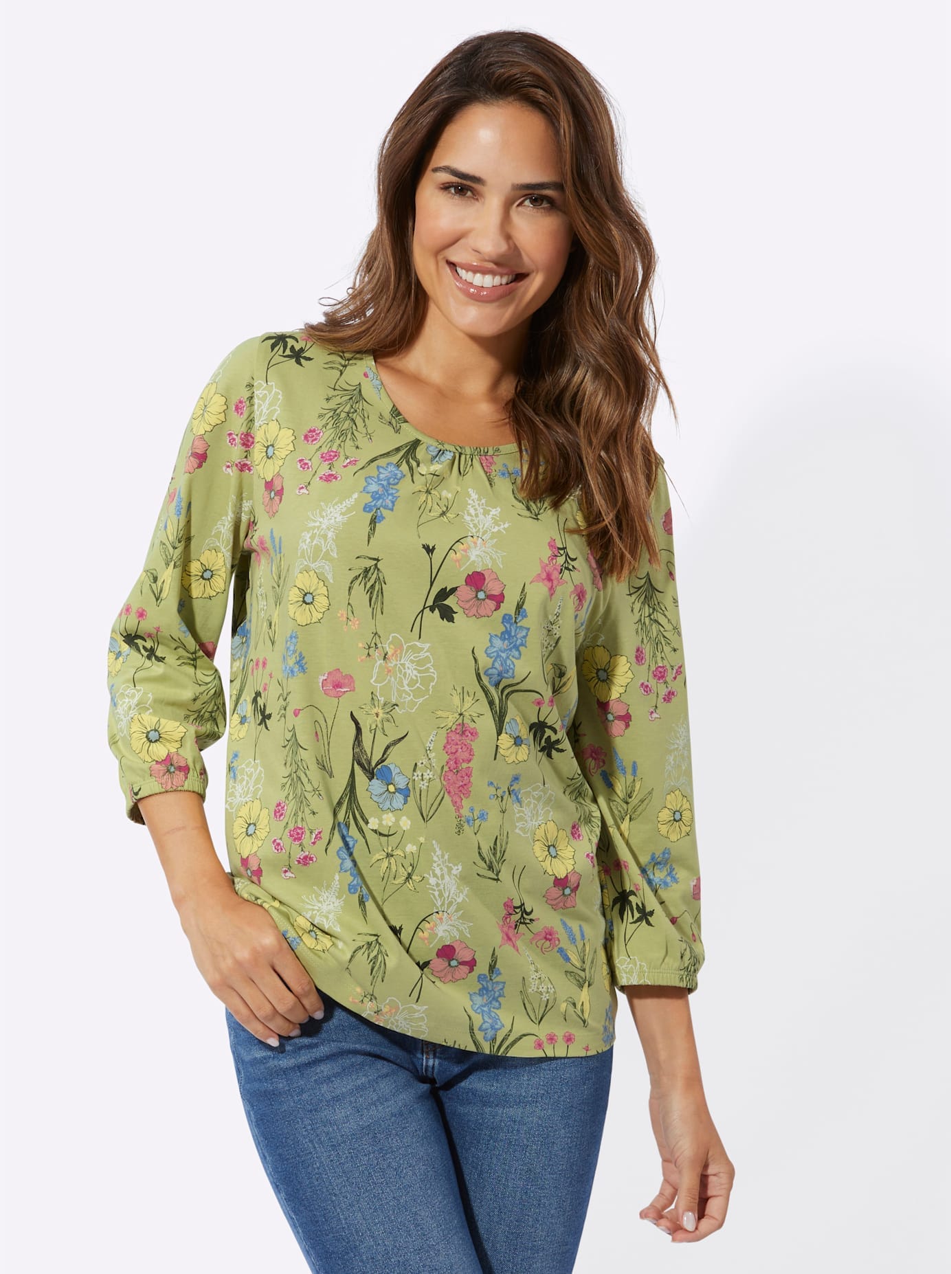 Classic Basics 3/4-Arm-Shirt "3/4-Arm-Shirt" 1 Stk. tlg. günstig online kaufen
