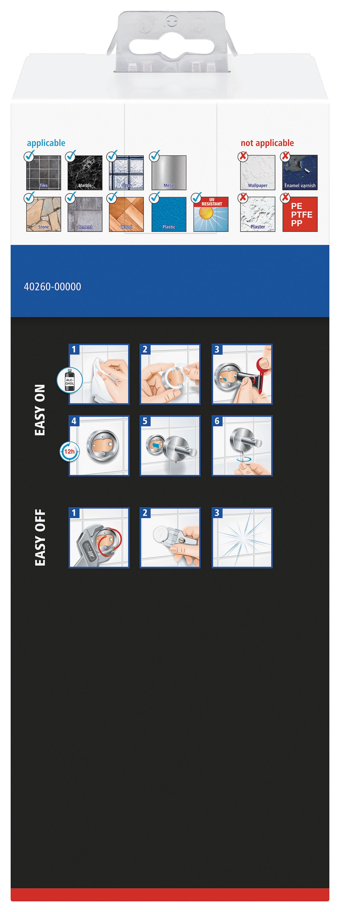 tesa WC-Reinigungsbürste »WC-Reinigungsbürste 1x tesa klaam Toilettenbürste« Packung 2 Stk.