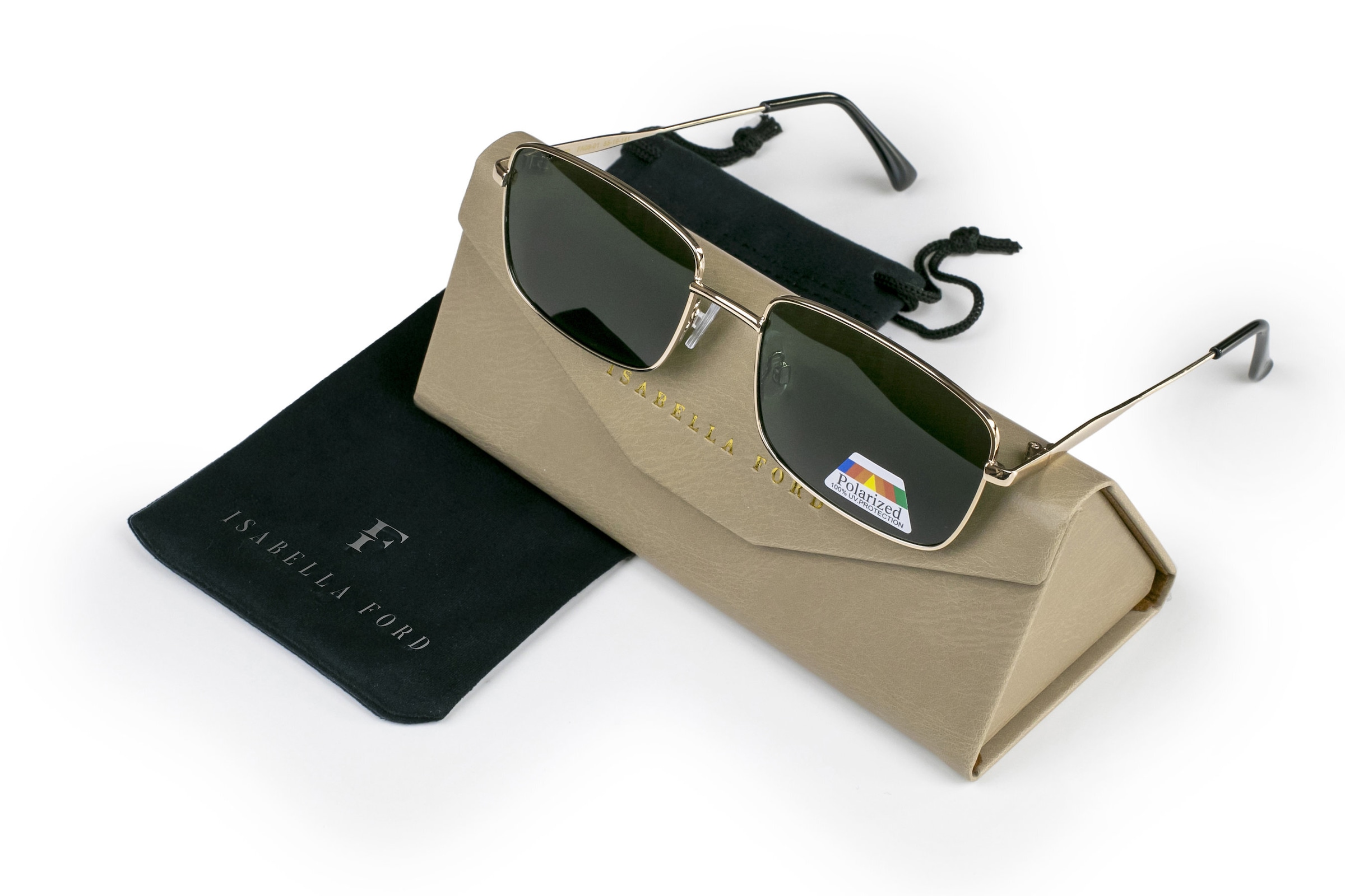 ISABELLA FORD Sonnenbrille »FA08-01« Glass 0.74MM Polarized Lens UV400，CAT3.0