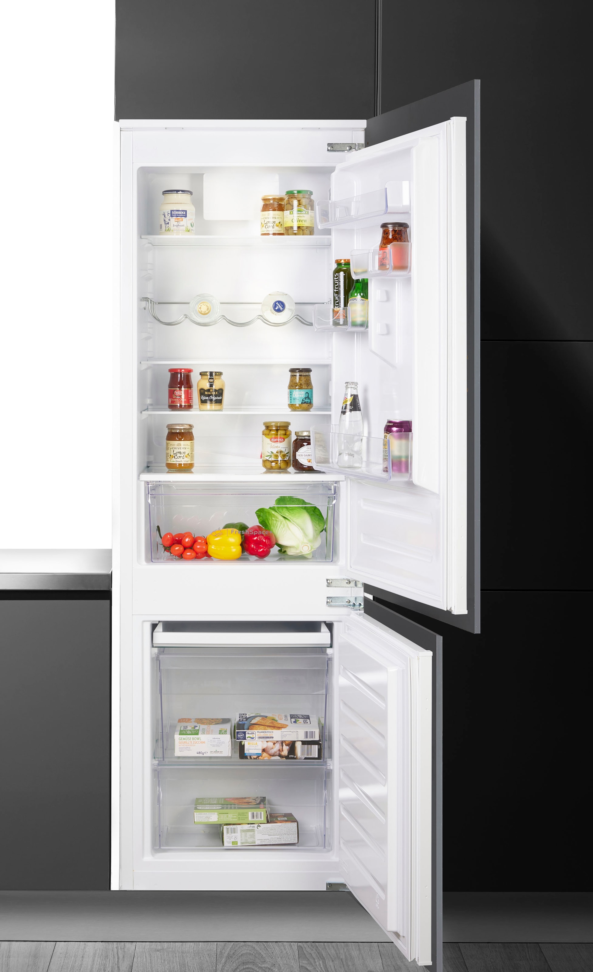 Privileg Einbaukühlgefrierkombination "PCIL 18S13" 177 cm hoch 54 cm breit FreshSpace+ & LessFrost – länger frisch, kaum Abtauen