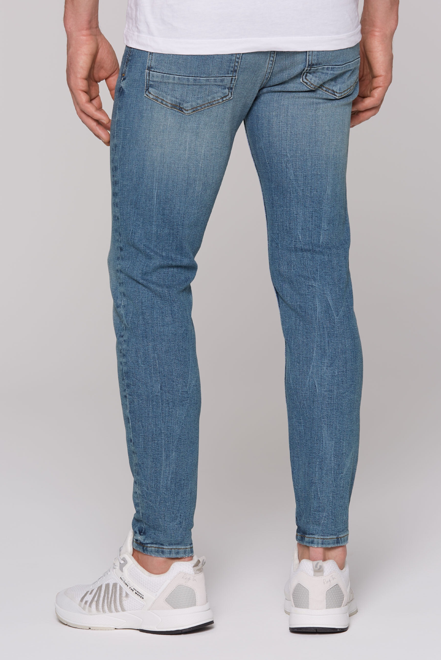 CAMP DAVID Slim-fit-Jeans, mit zwei Leibhöhen