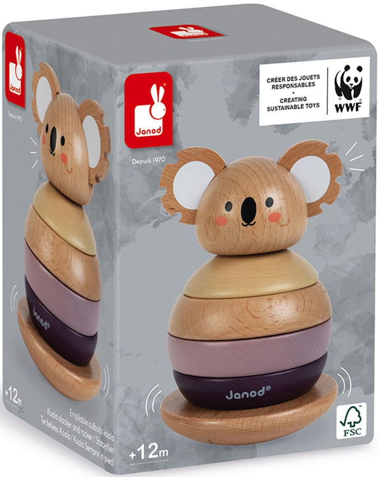 Janod Stapelspielzeug »WWF® Wald BAUR Koala«, schützt weltweit | FSC®- 