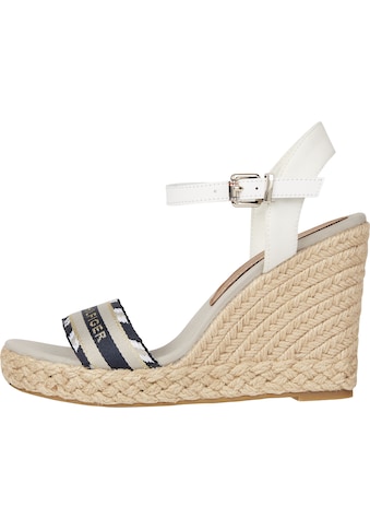 TOMMY HILFIGER High-Heel-Sandalette »CORPORATE WEBBIN...