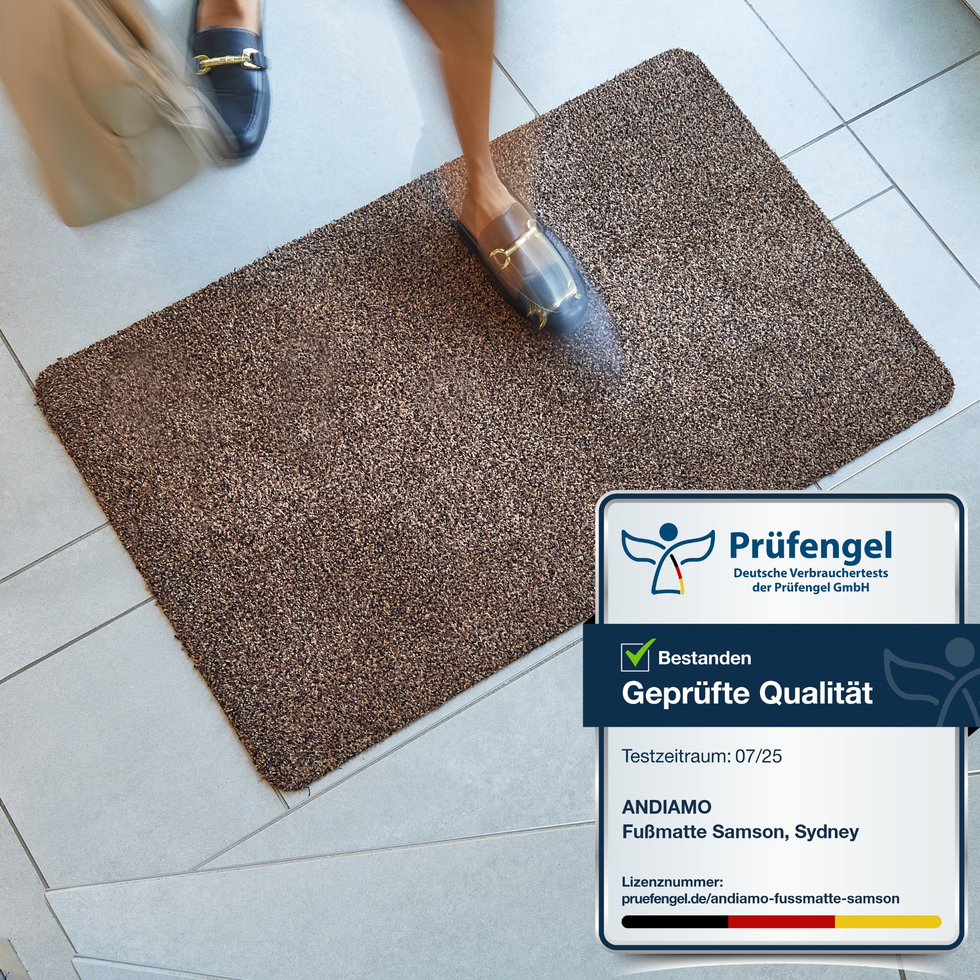 OTTO home Fußmatte "Sydney, Made in Netherlands" rechteckig 6 mm Höhe Schmu günstig online kaufen