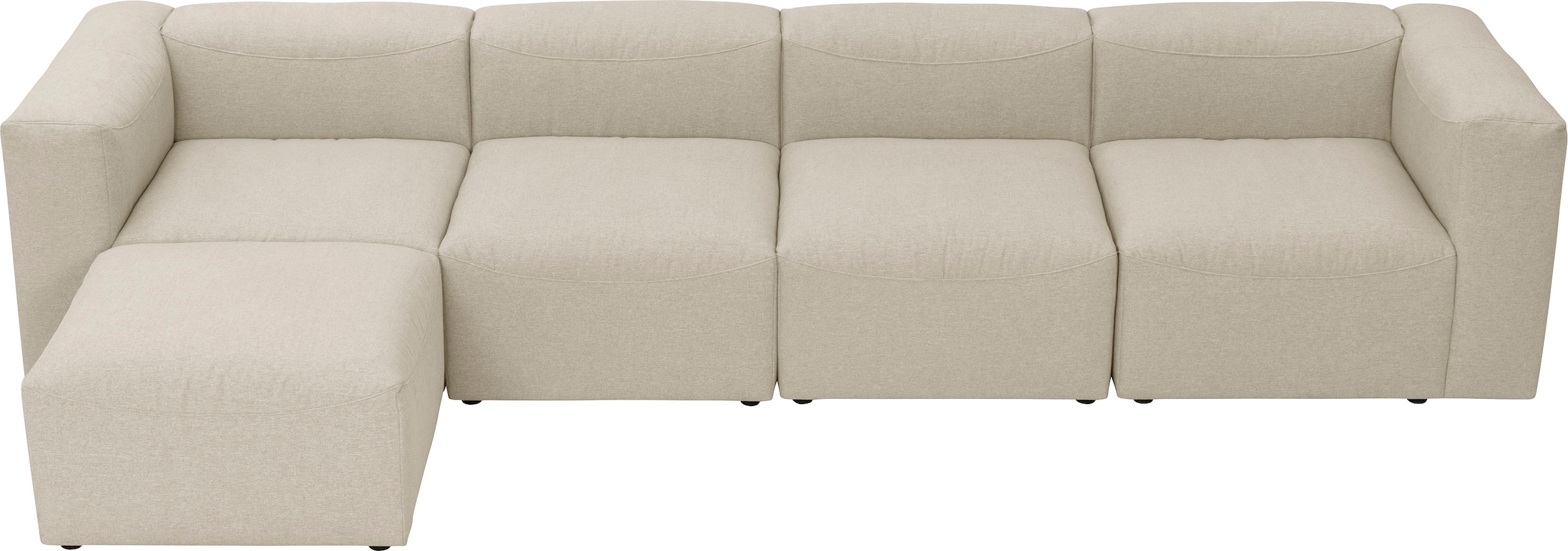 Max Winzer® Ecksofa »Lena«, (Spar-Set, 5 St.), Sofa-Set 07 aus 5 Sitz-Elementen, individuell kombinierbar