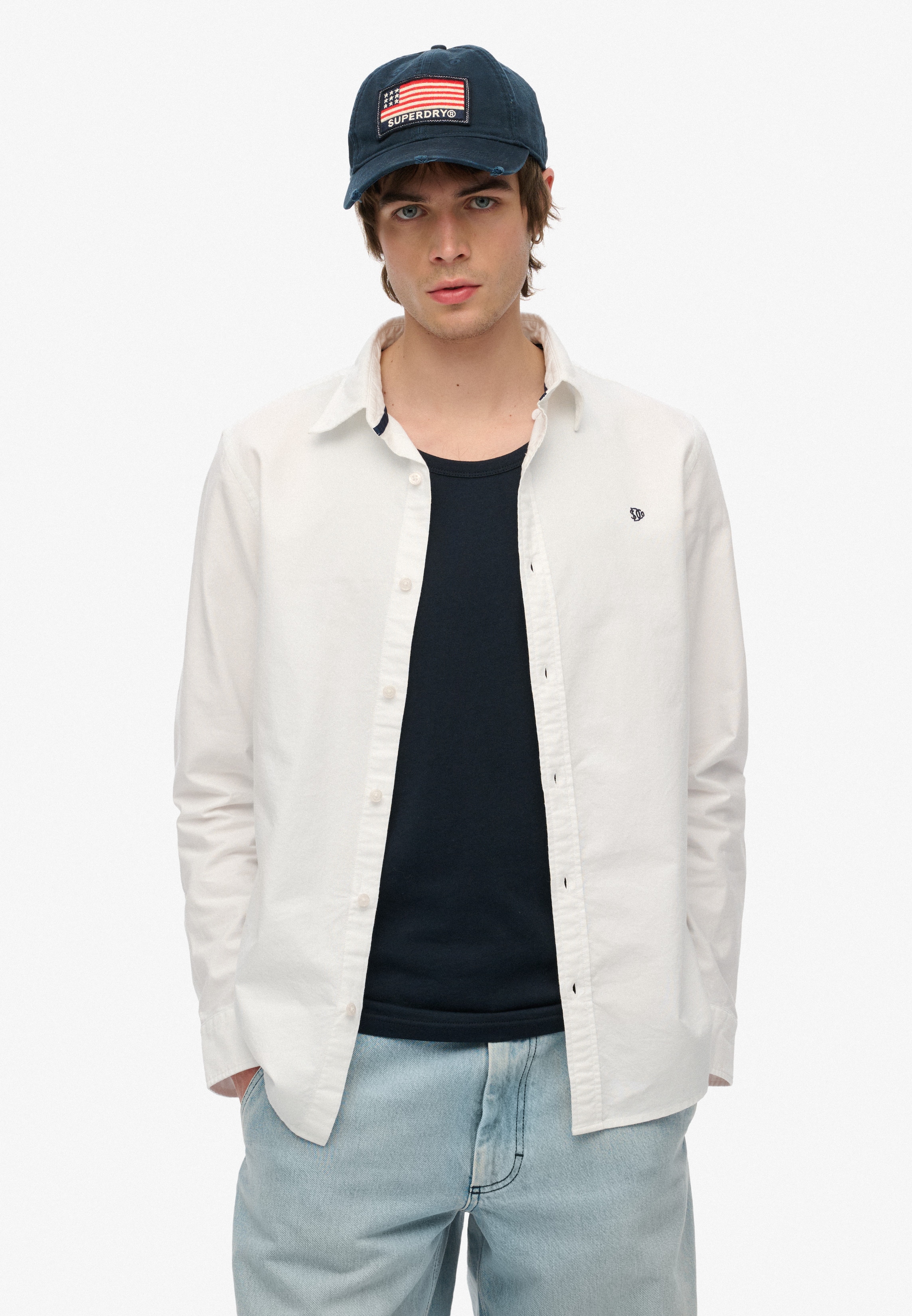 Thumbnail - Superdry Langarmhemd "CLASSIC OXFORD L/S SHIRT"