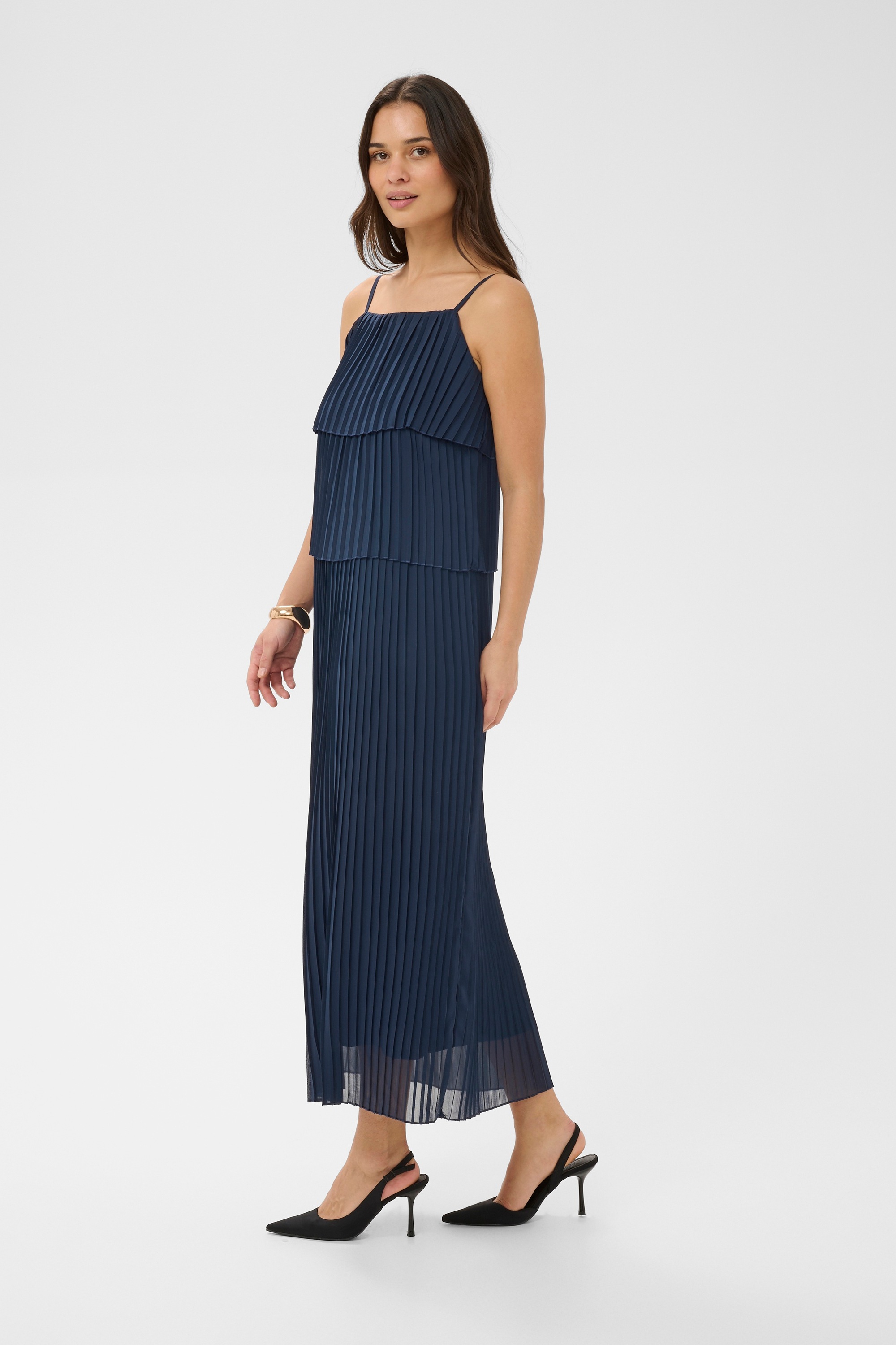 KAFFE Midikleid »Damen Kleid KAkiera«