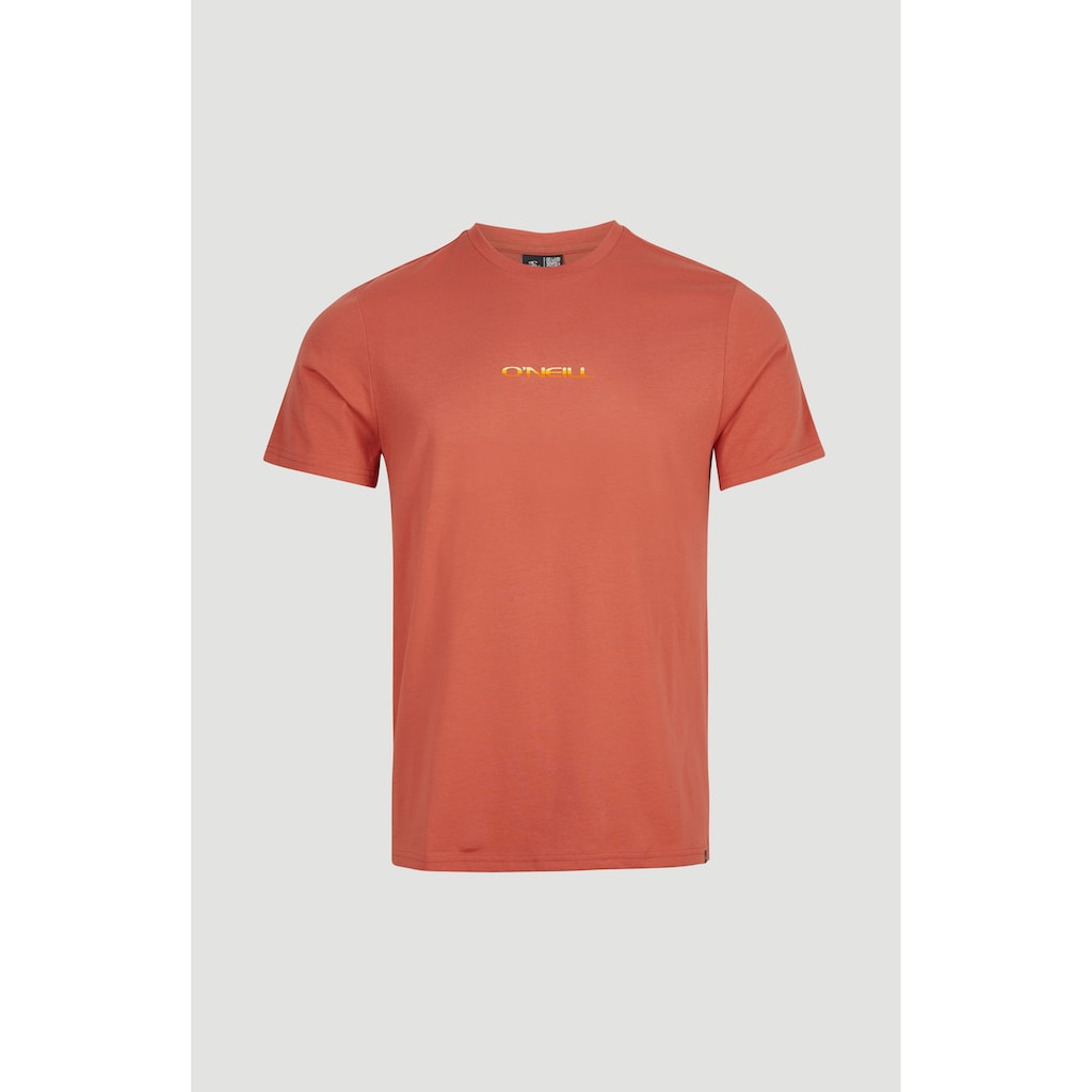 Herrenmode Shirts O'Neill T-Shirt »RETRO SUNSET« rot