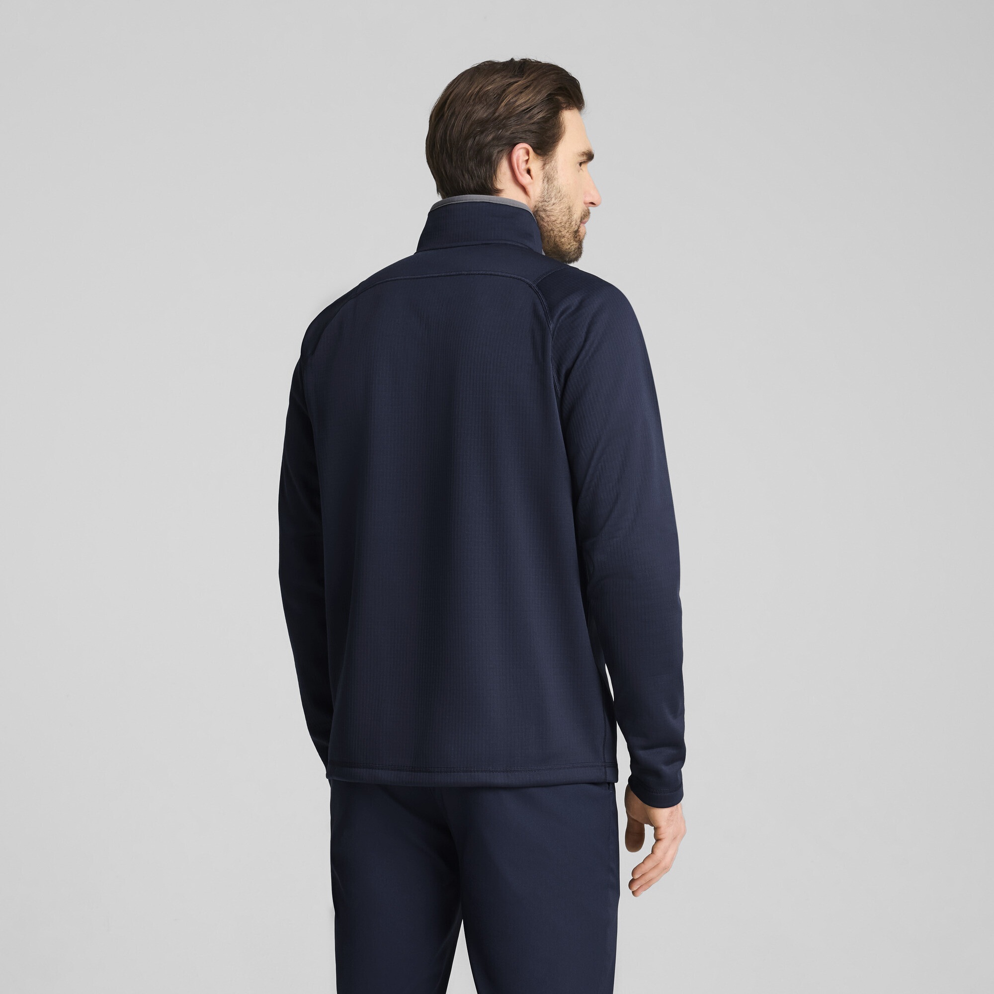 Thumbnail - PUMA T-Shirt "Waffle Golf-Fleece mit viertellangem Reißverschluss Herren"