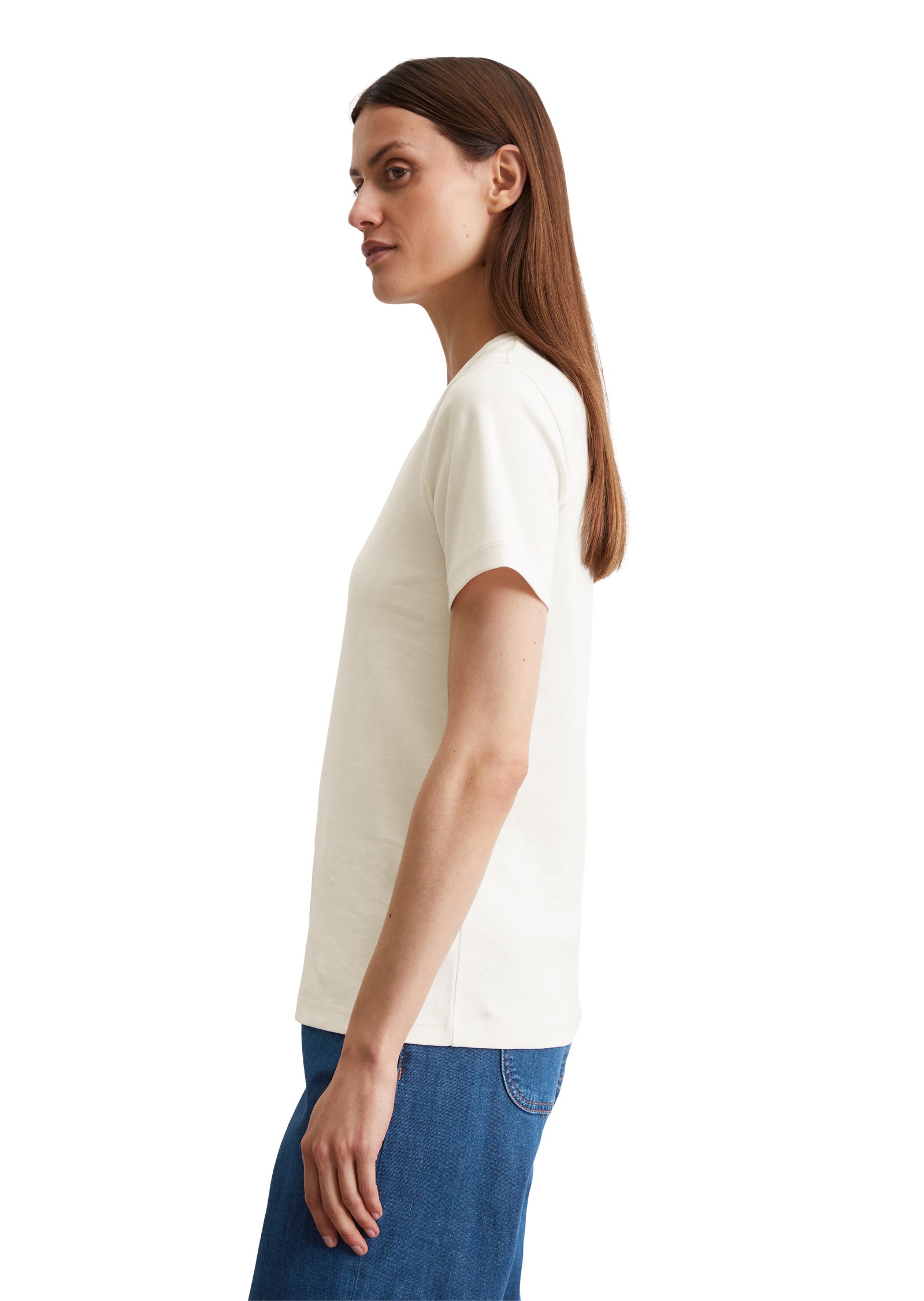 Marc OPolo T-Shirt "aus Interlock-Jersey" günstig online kaufen