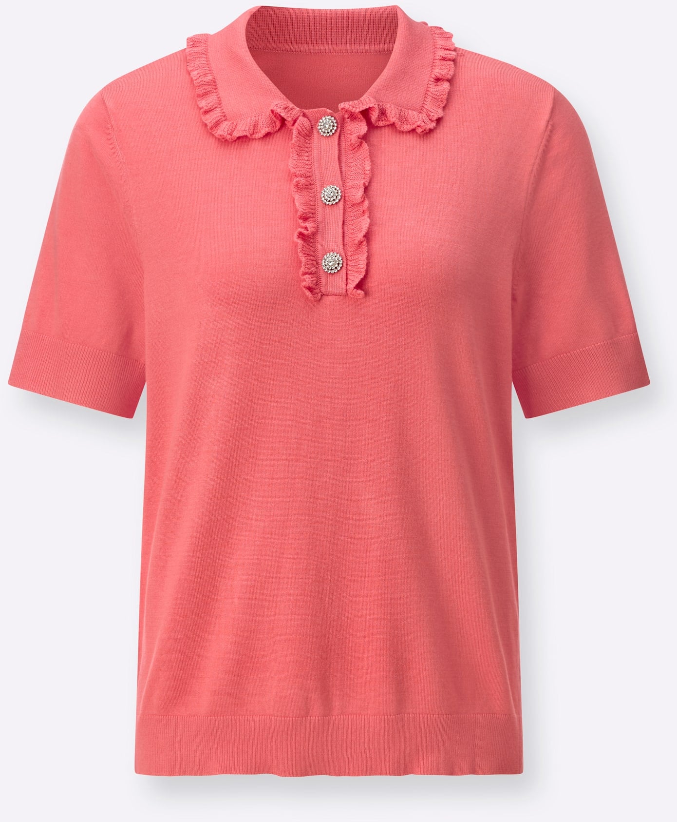 creation L Kurzarmpullover »Polopullover«