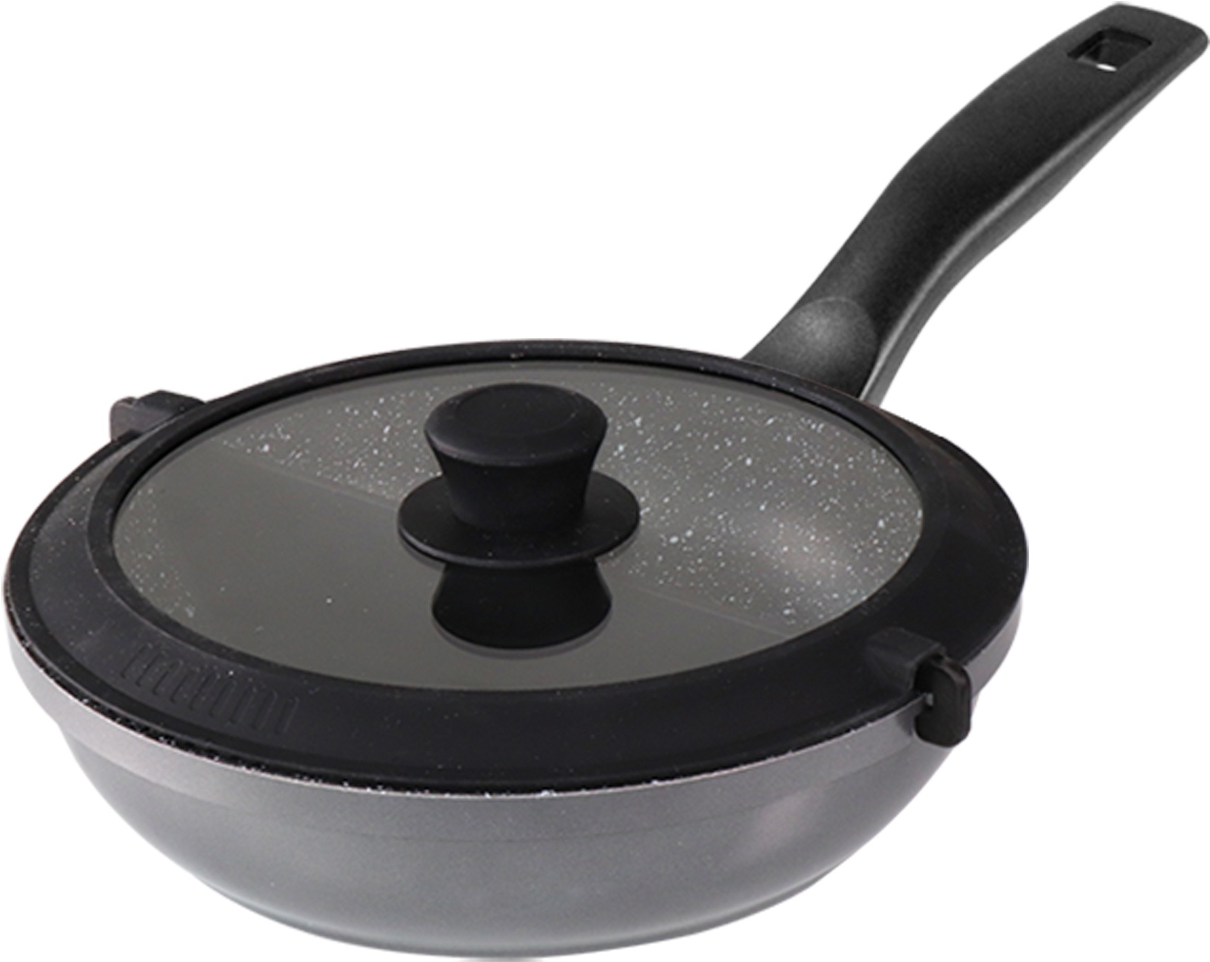 Stoneline Bratpfanne Halb Und Halb Aluminiumguss Mit Herausnehmbarer Trennwand Bestellen Baur